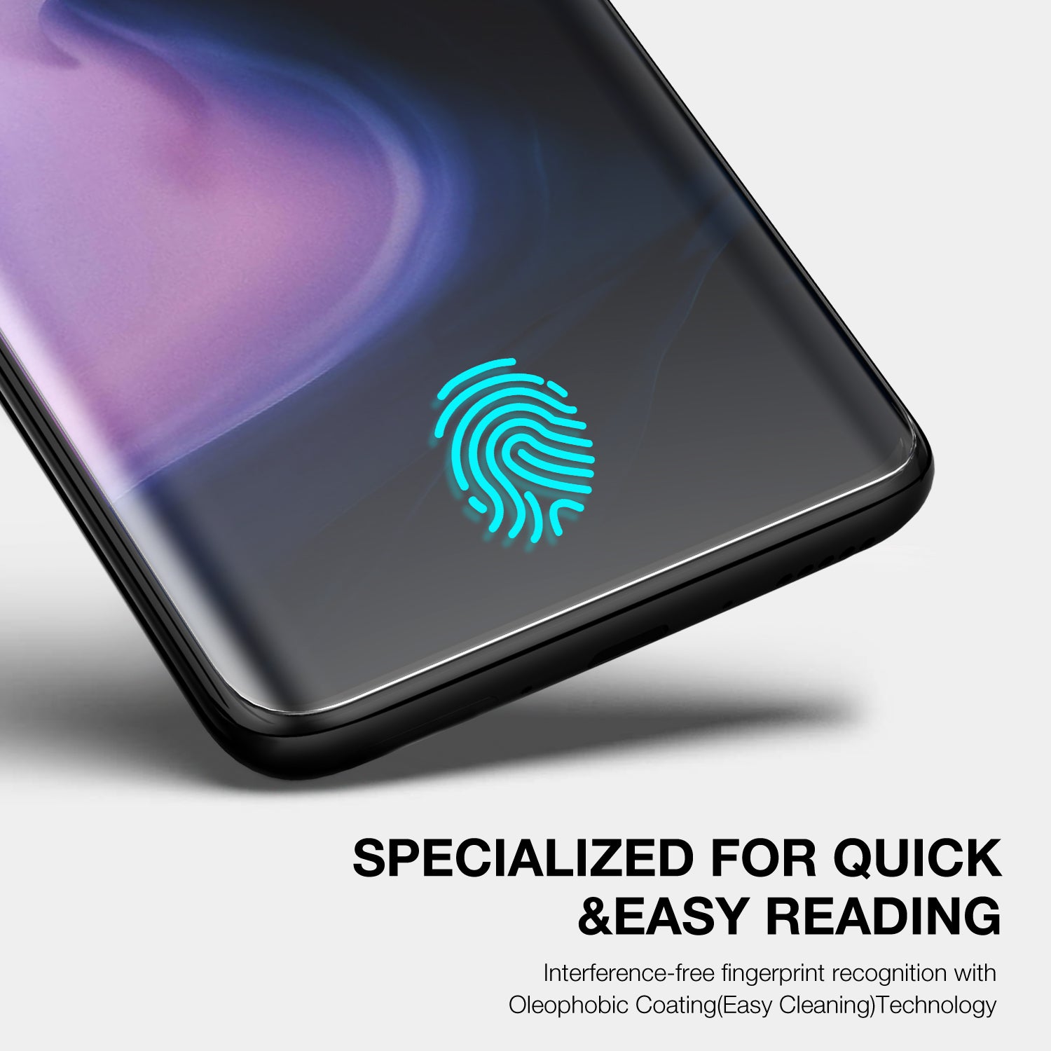 OnePlus 7 Screen Protector, MaxShield HD Aqua Crystal for OnePlus 7