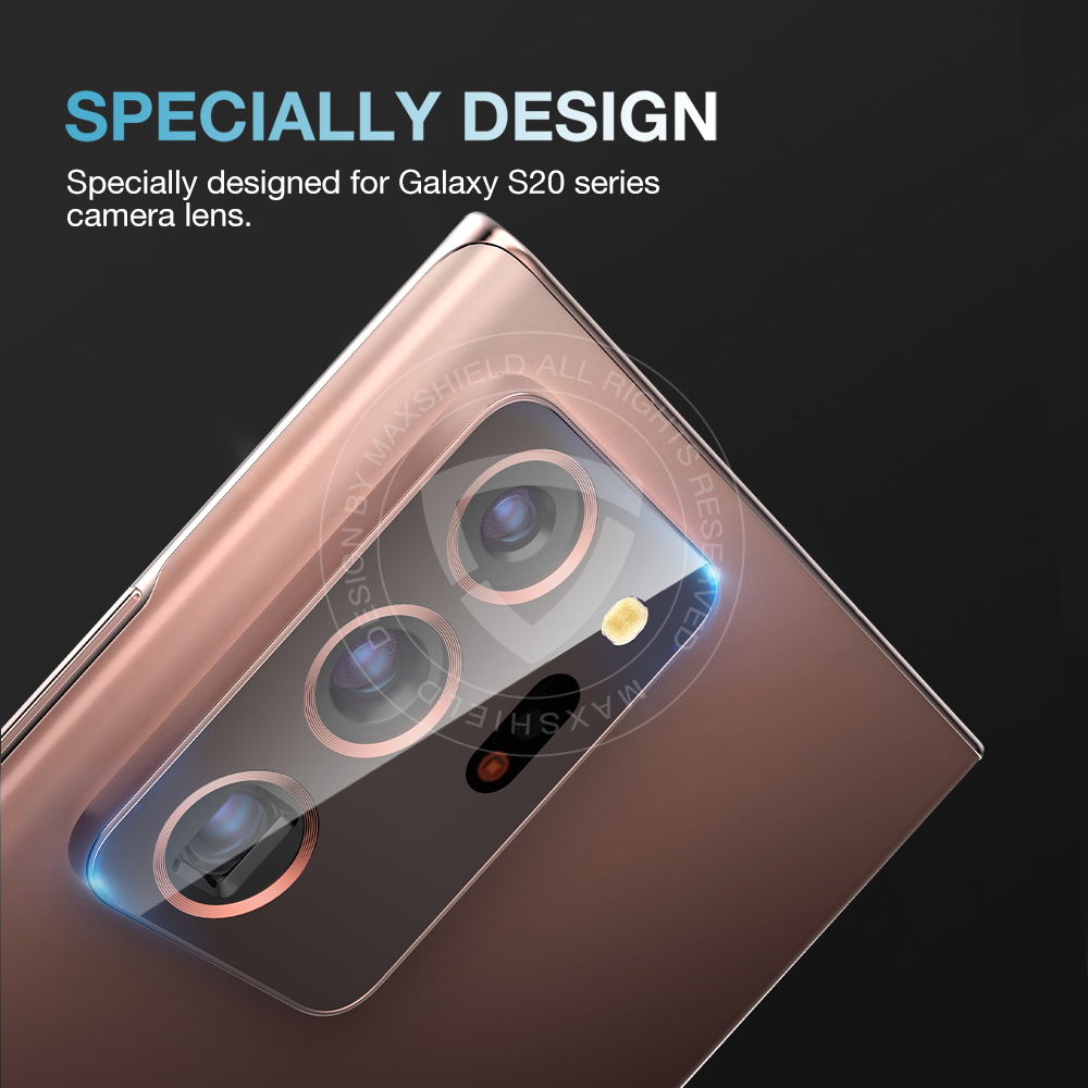 For Galaxy Note 20/Ultra 4G 5G MAXSHIELD Camera Lens Tempered Glass Protector