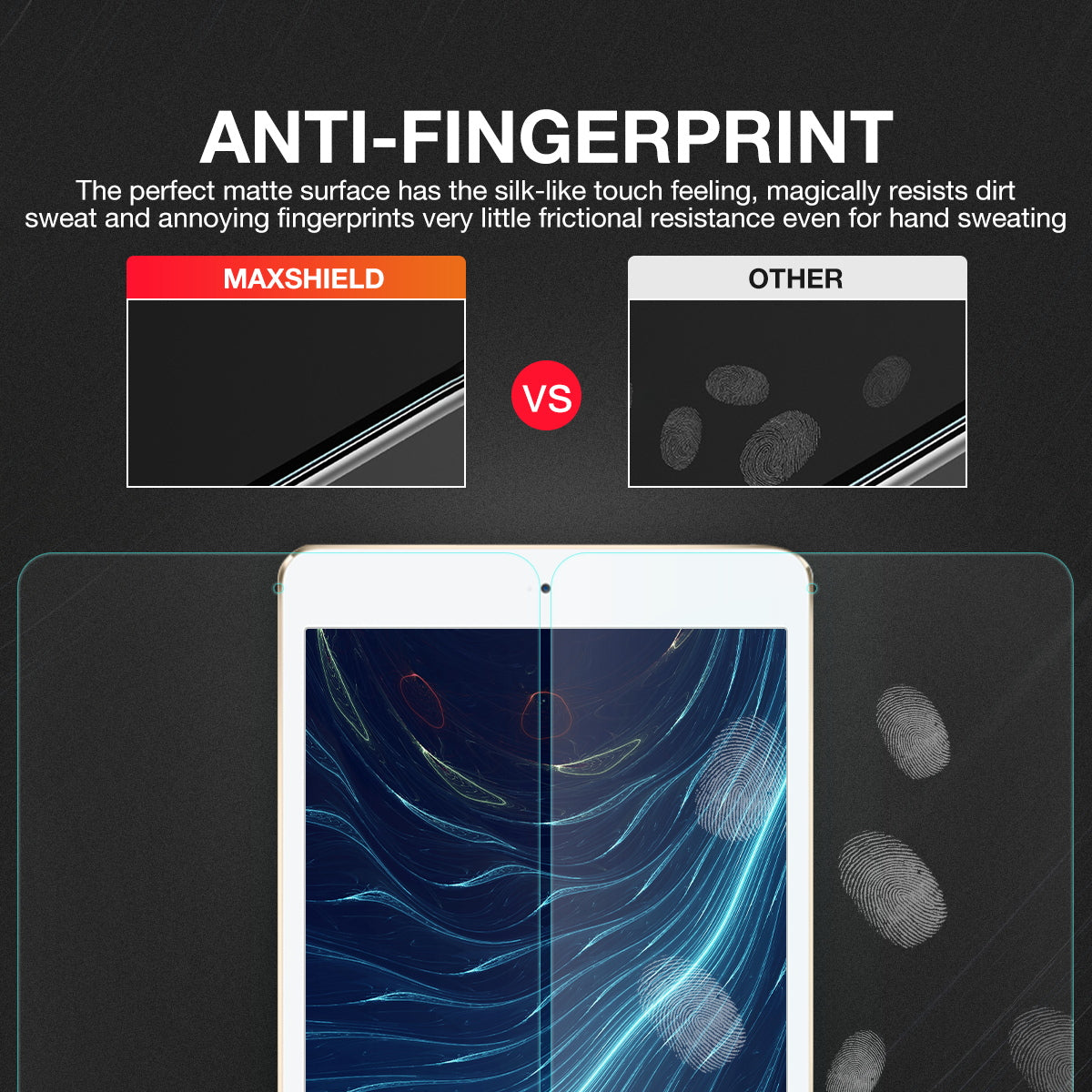 2 X Tempered Glass Screen Protector For Apple iPad Air 1/2