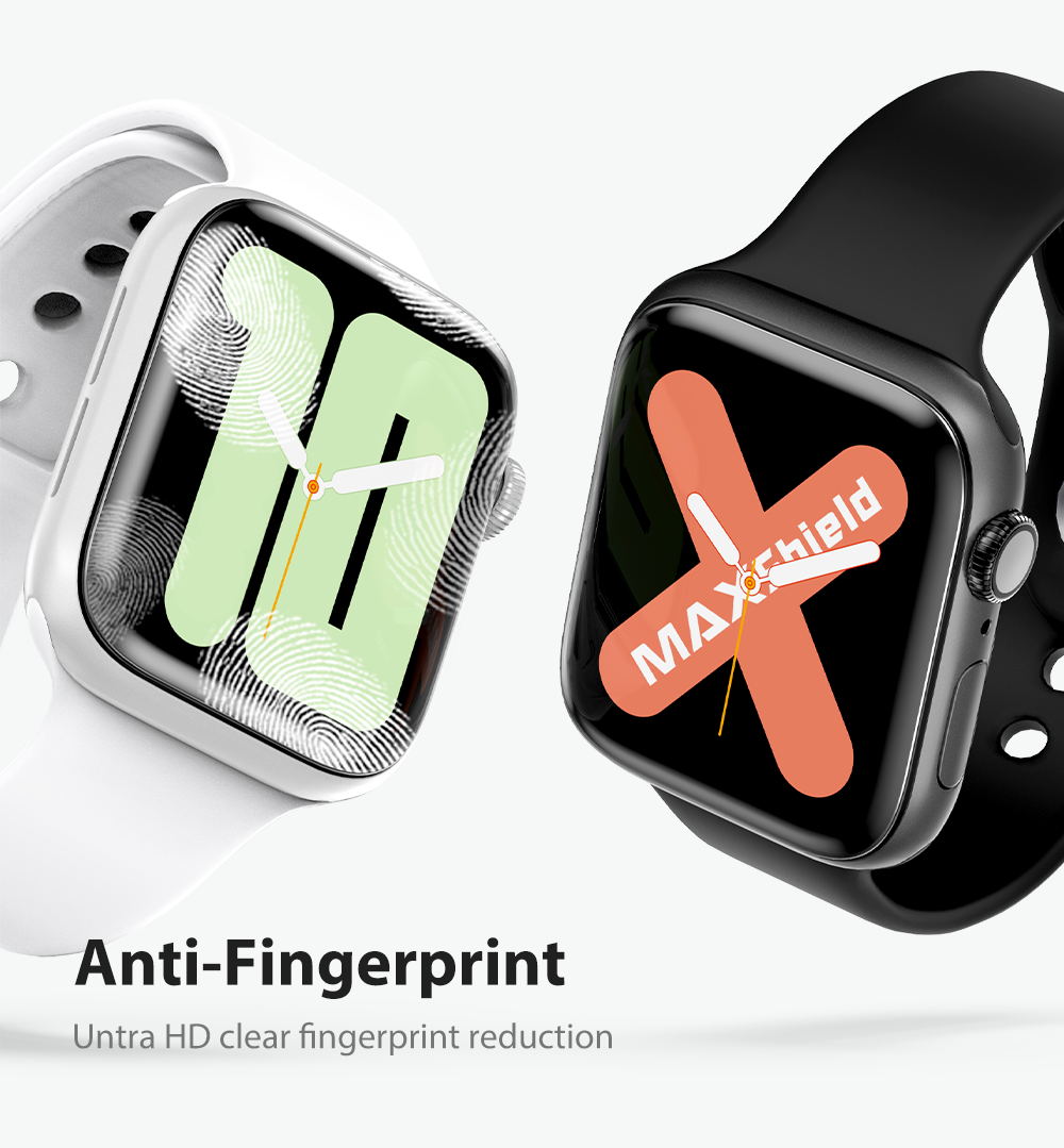 MaxShield Screen Protector for Apple Watch Series 4/5 40mm Full Cover iWatch