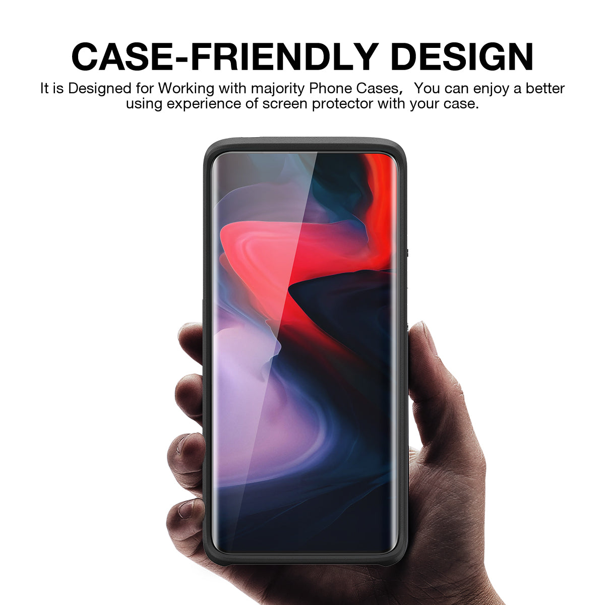 OnePlus 7 Screen Protector, MaxShield HD Aqua Crystal for OnePlus 7