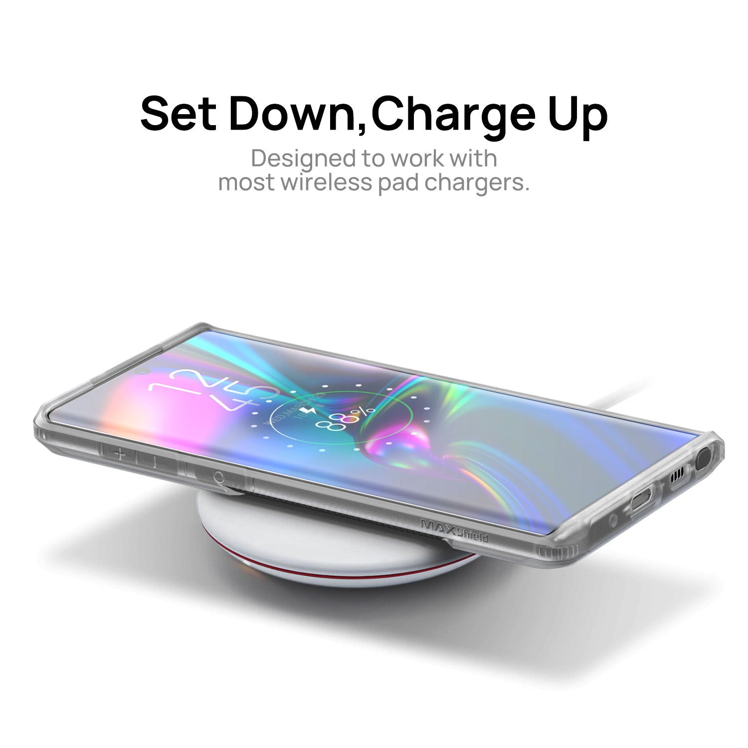 Mate 20 Pro Case Heavy Duty Shockproof Slim Clear Cover for Samsung-Clear