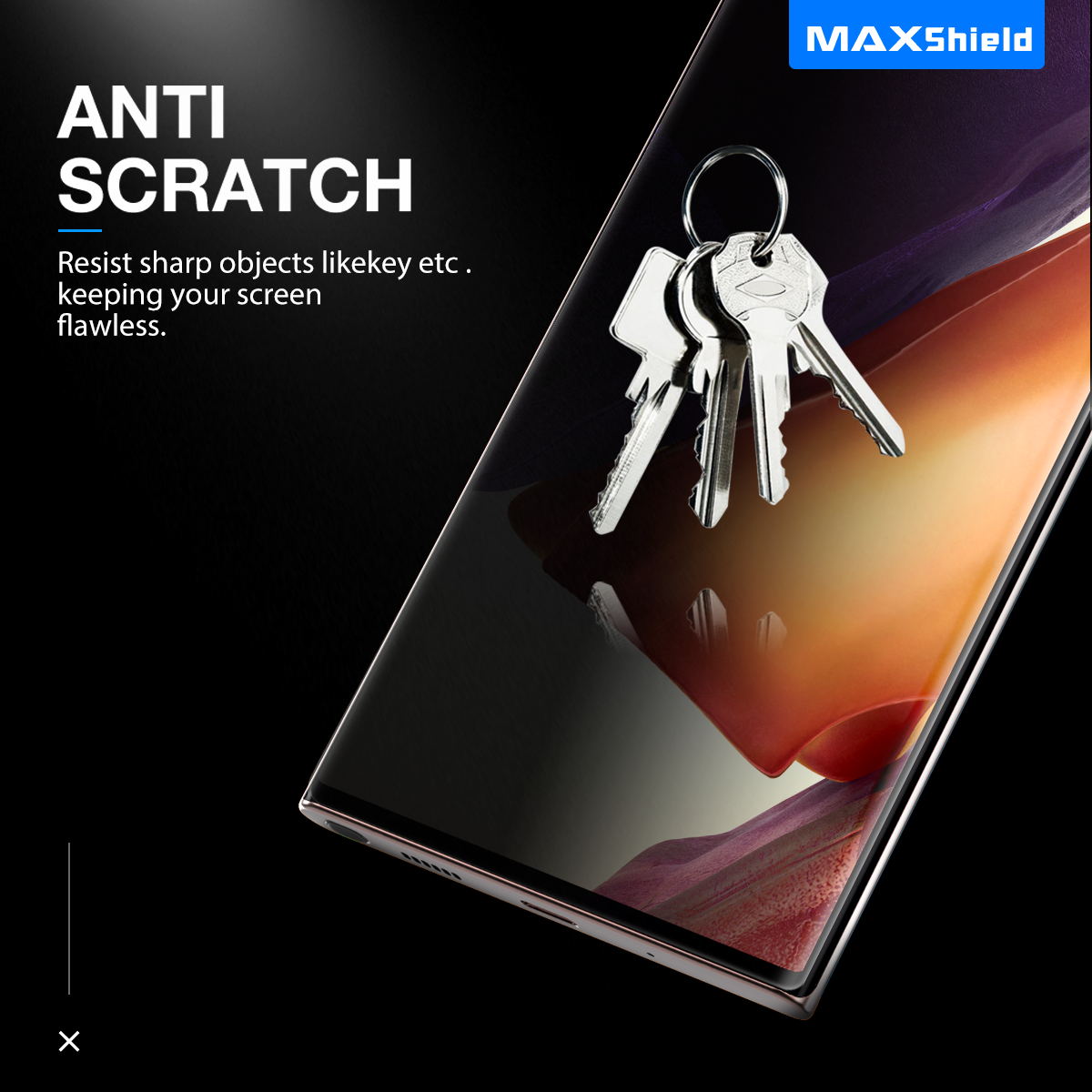 MAXSHIELD Anti Spy Privacy Film Screen Protector For Galaxy Note 20 Ultra 4G 5G