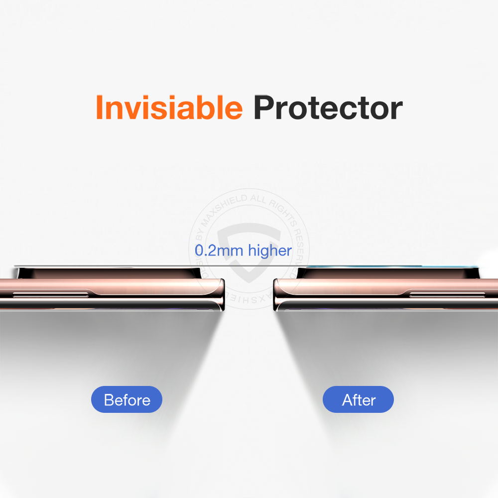 For Galaxy Note 20/Ultra 4G 5G MAXSHIELD Camera Lens Tempered Glass Protector