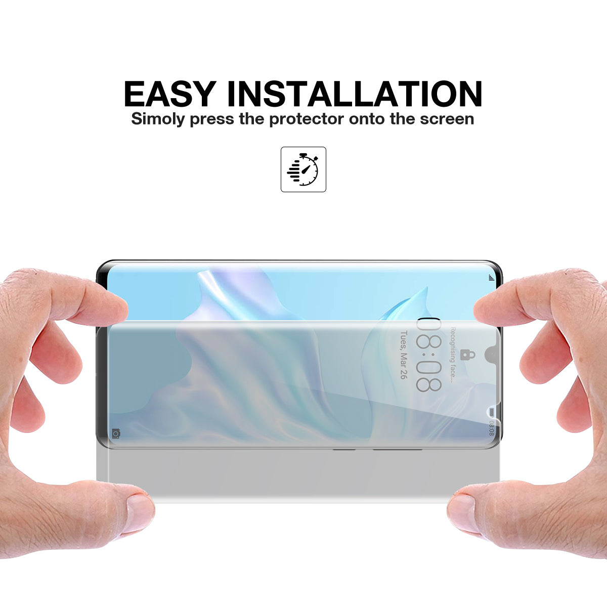 Anti Spy Privacy Film CaseFriendly Screen Protector For Huawei P30