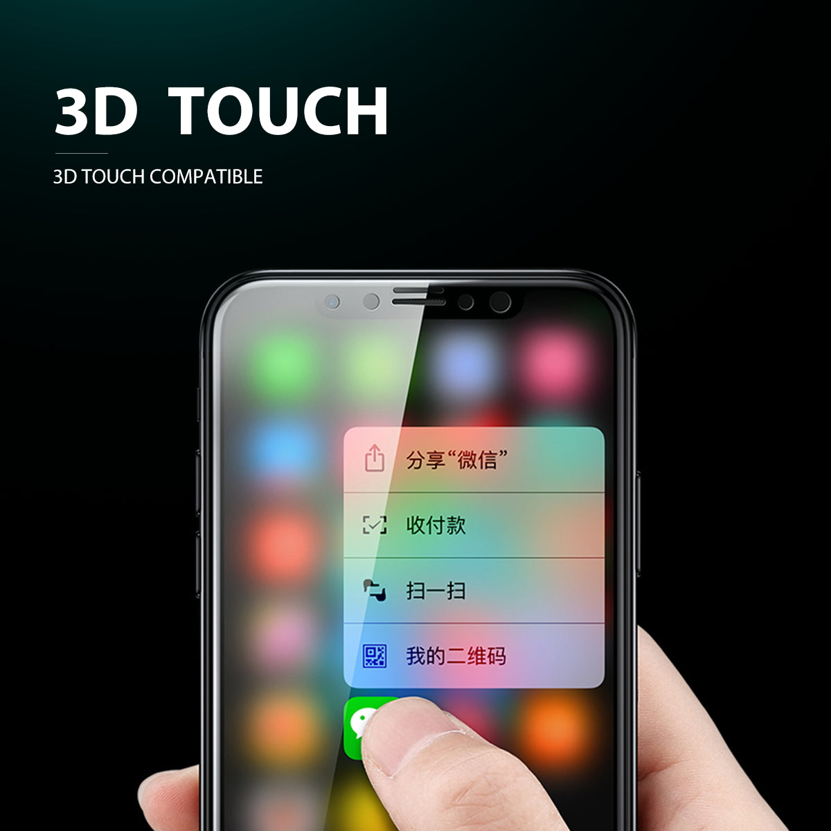 MAXSHIELD FULL TEMPERED GLASS SCREEN PROTECTOR FOR APPLE IPHONE X