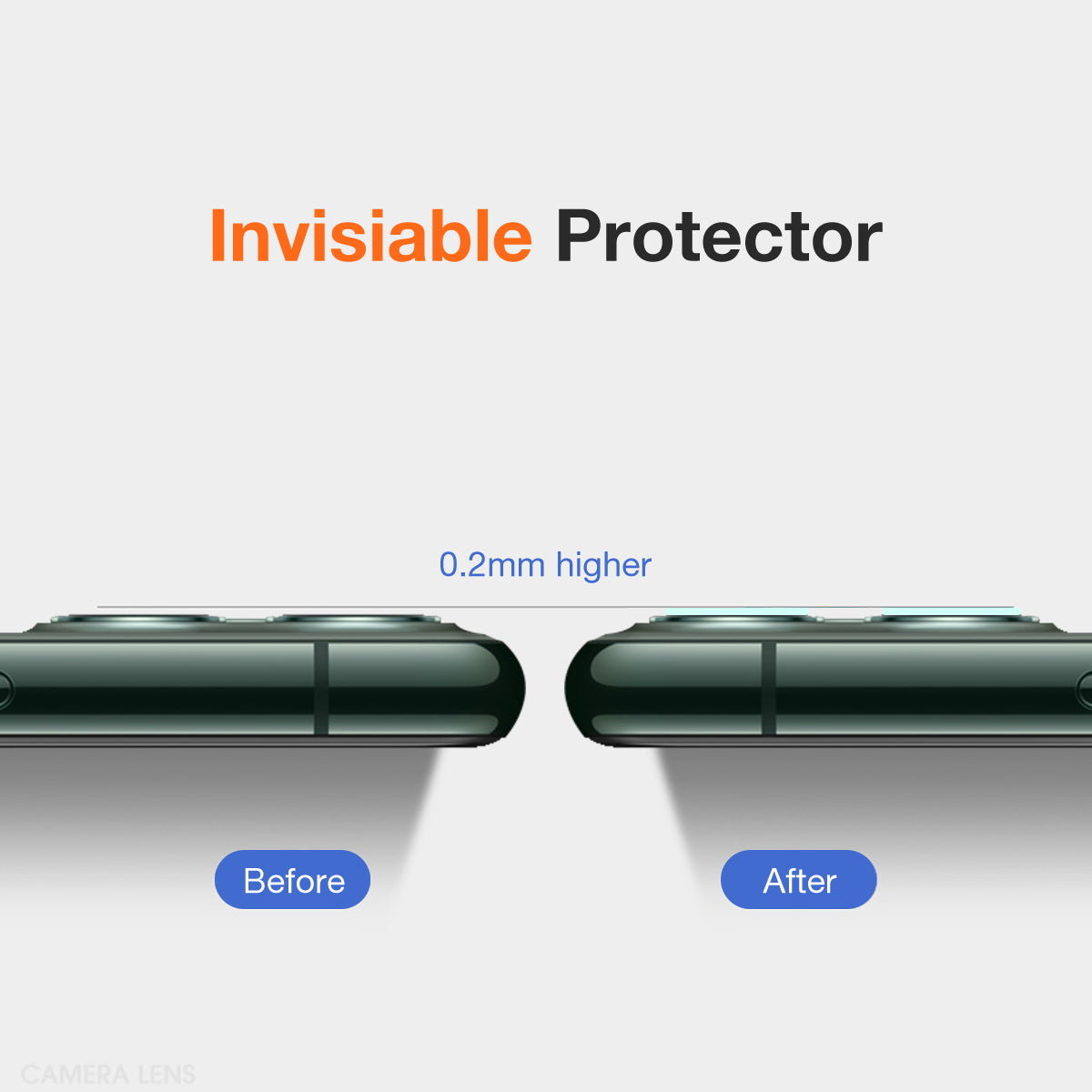 MAXSHIELD iPhone 11 Camera Lens Tempered Glass Screen Protector