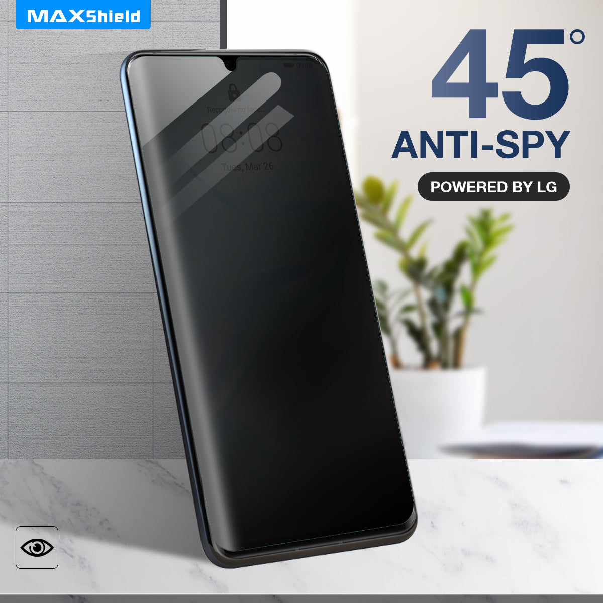 Anti Spy Privacy Film CaseFriendly Screen Protector For Huawei P30