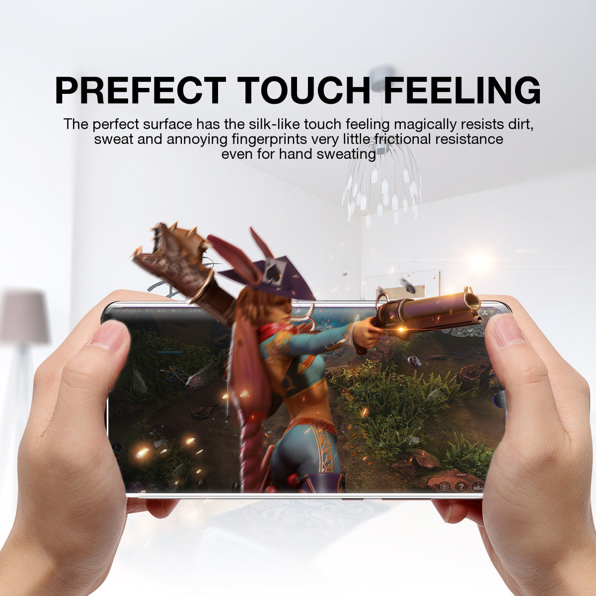 Huawei P30 Pro Screen Protector, MaxShield HD Aqua Crystal Film Guard