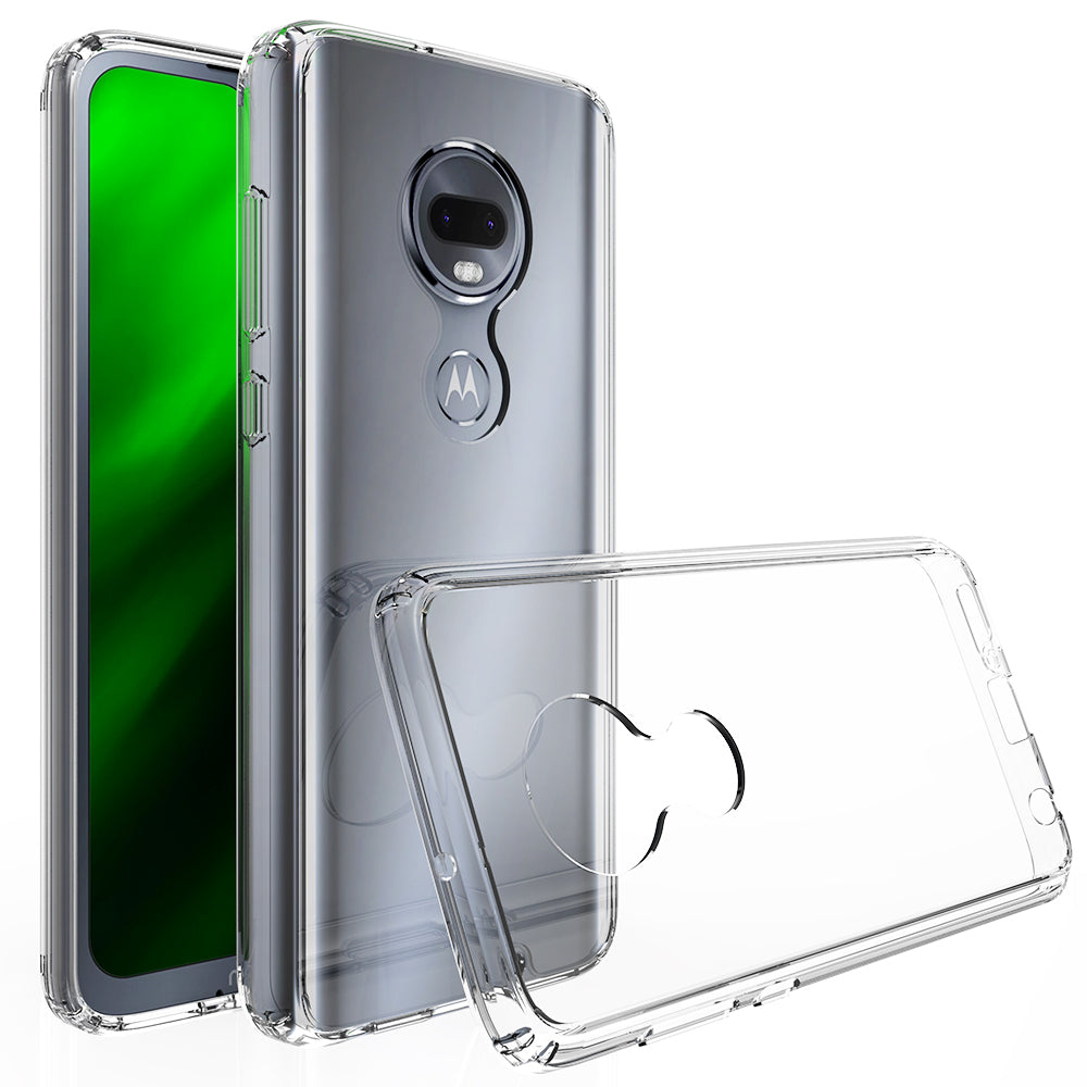 Moto G7 Case, Maxshield Rugged Armor Ultra Clear Cover for Motorola