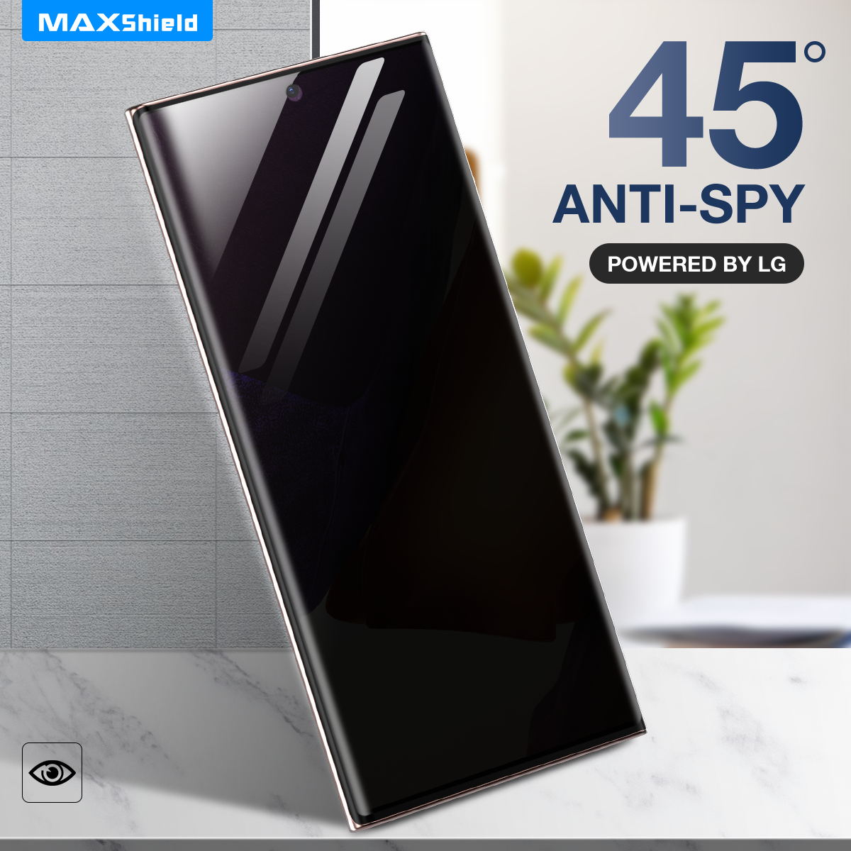 MAXSHIELD Anti Spy Privacy Film Screen Protector For Galaxy Note 20 Ultra 4G 5G
