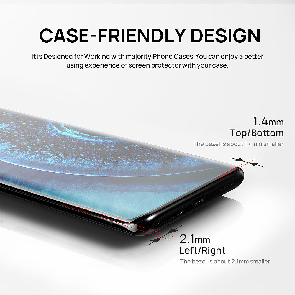 MAXSHIELD OPPO FIND X2 Pro Screen Protector Tempered Full Cover UV Glass