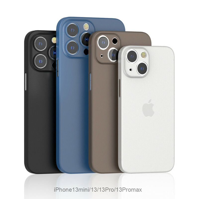 Fr iPhone 13 Pro Max Matte Clear Case Cover Thin Slim Shockproof ScreenProtector