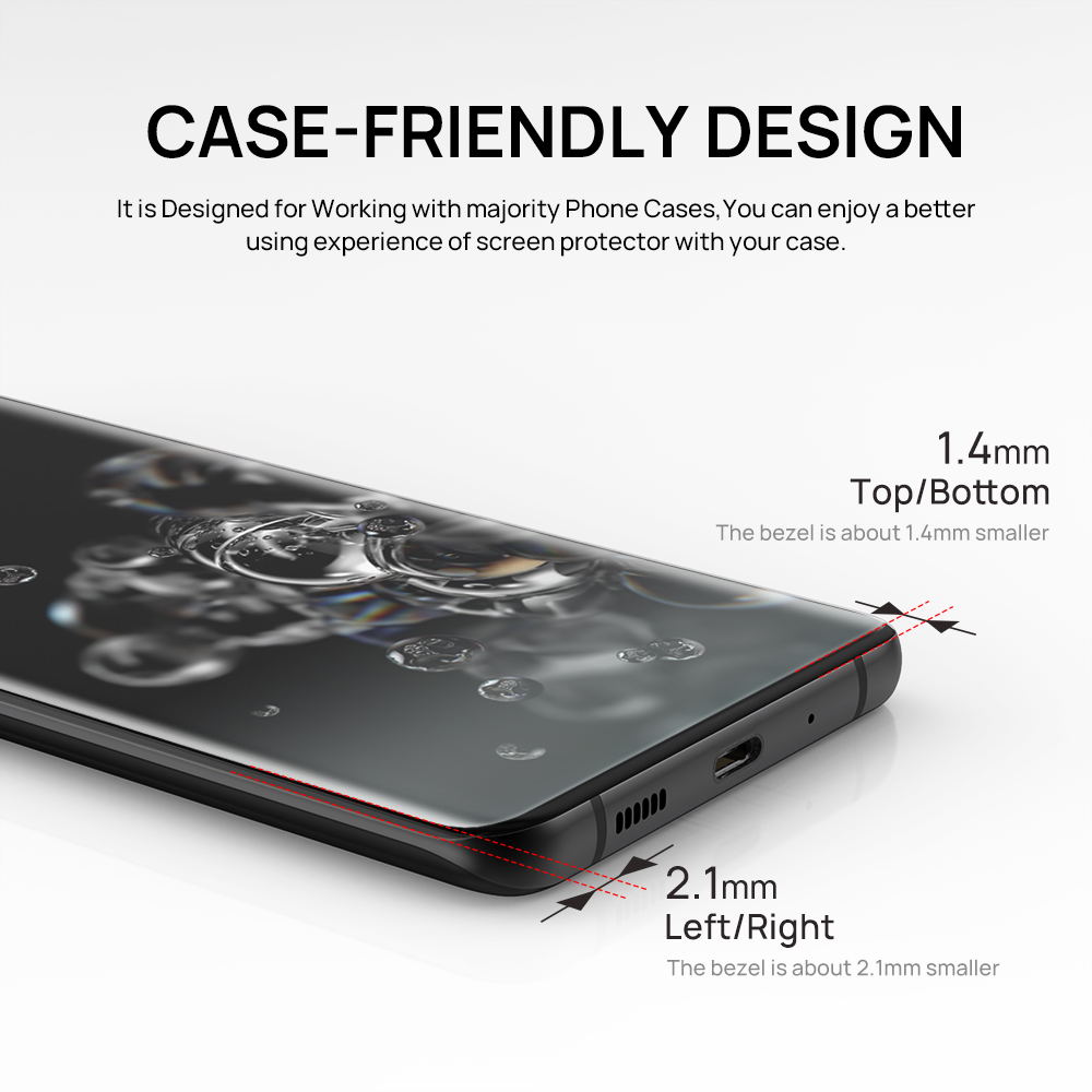 Samsung Galaxy S21 Ultra Screen Protector Tempered Full Cover UV Glass