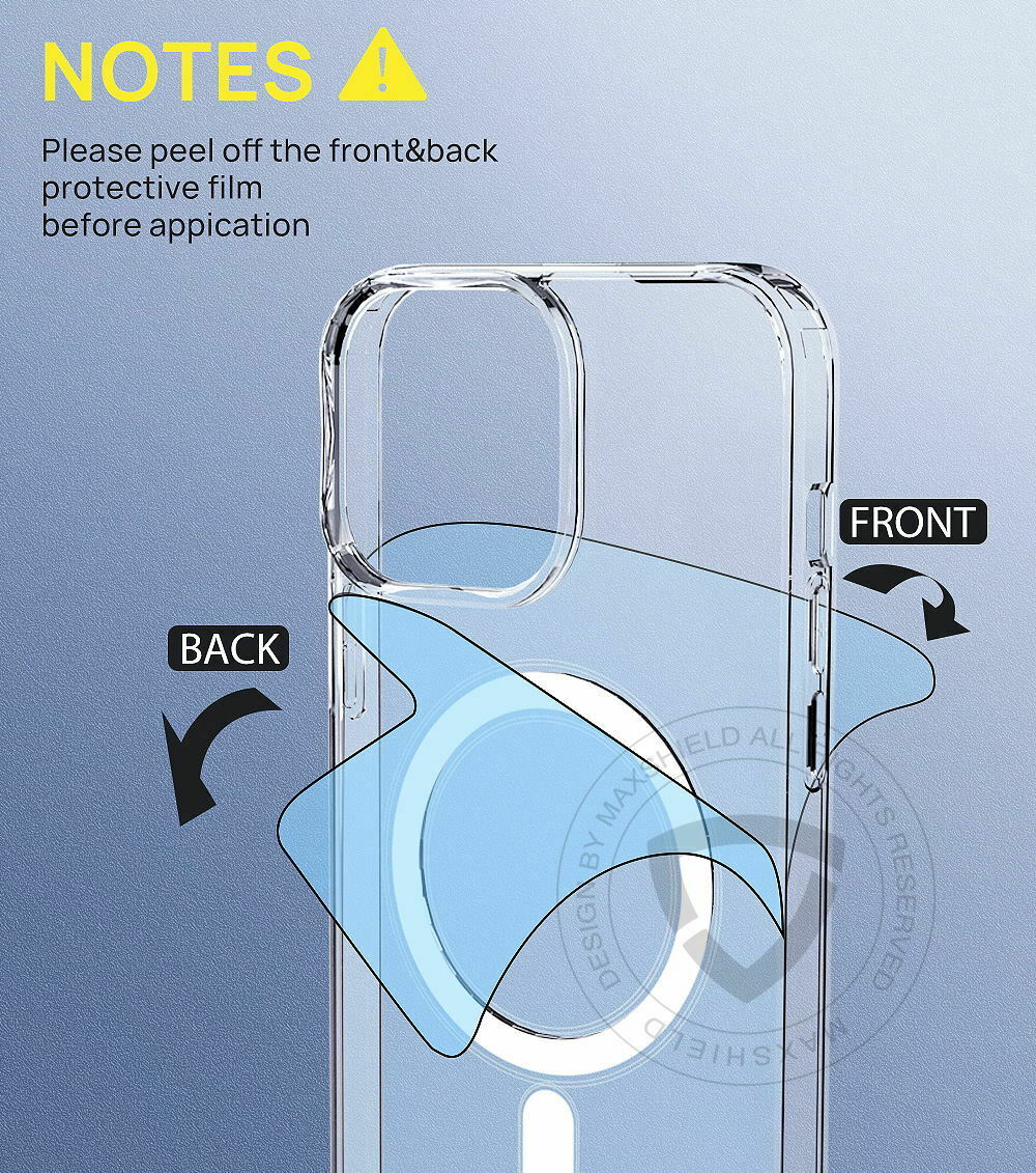 For iPhone 13 Pro Max Clear Mag Safe Magnetic Case Slim Bumper Shockproof Cover