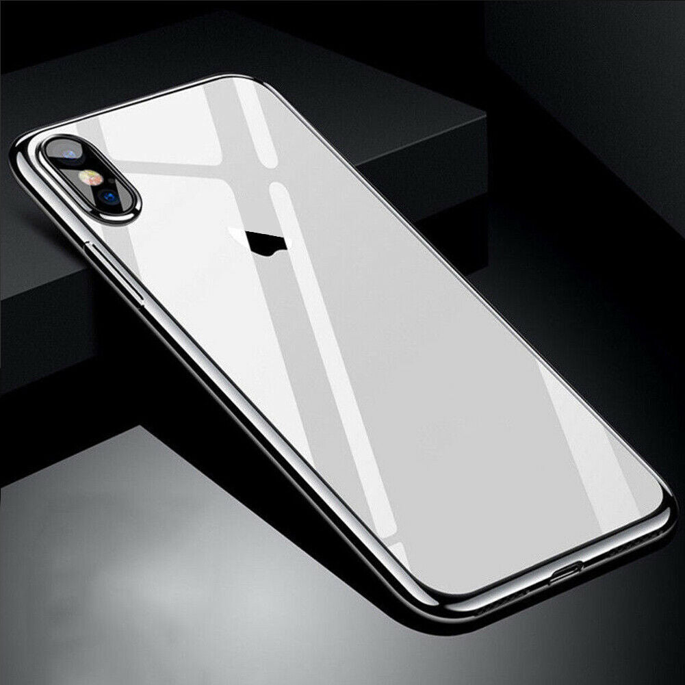 For LG V40 Case Luxury Plating TPU Clear Shockproof Thin Cover