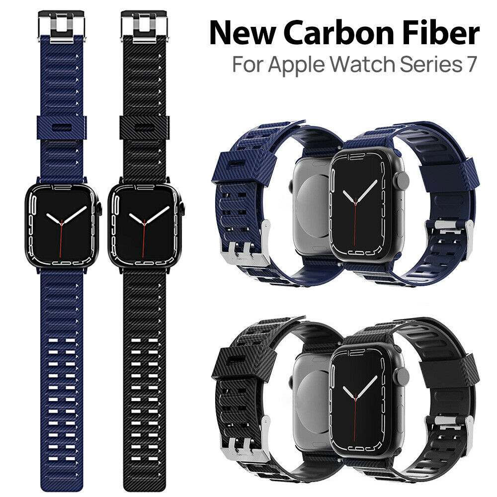 MaxShield For Apple Watch Series 7 41 45mm Band 360 Full Body Strap Case Cover