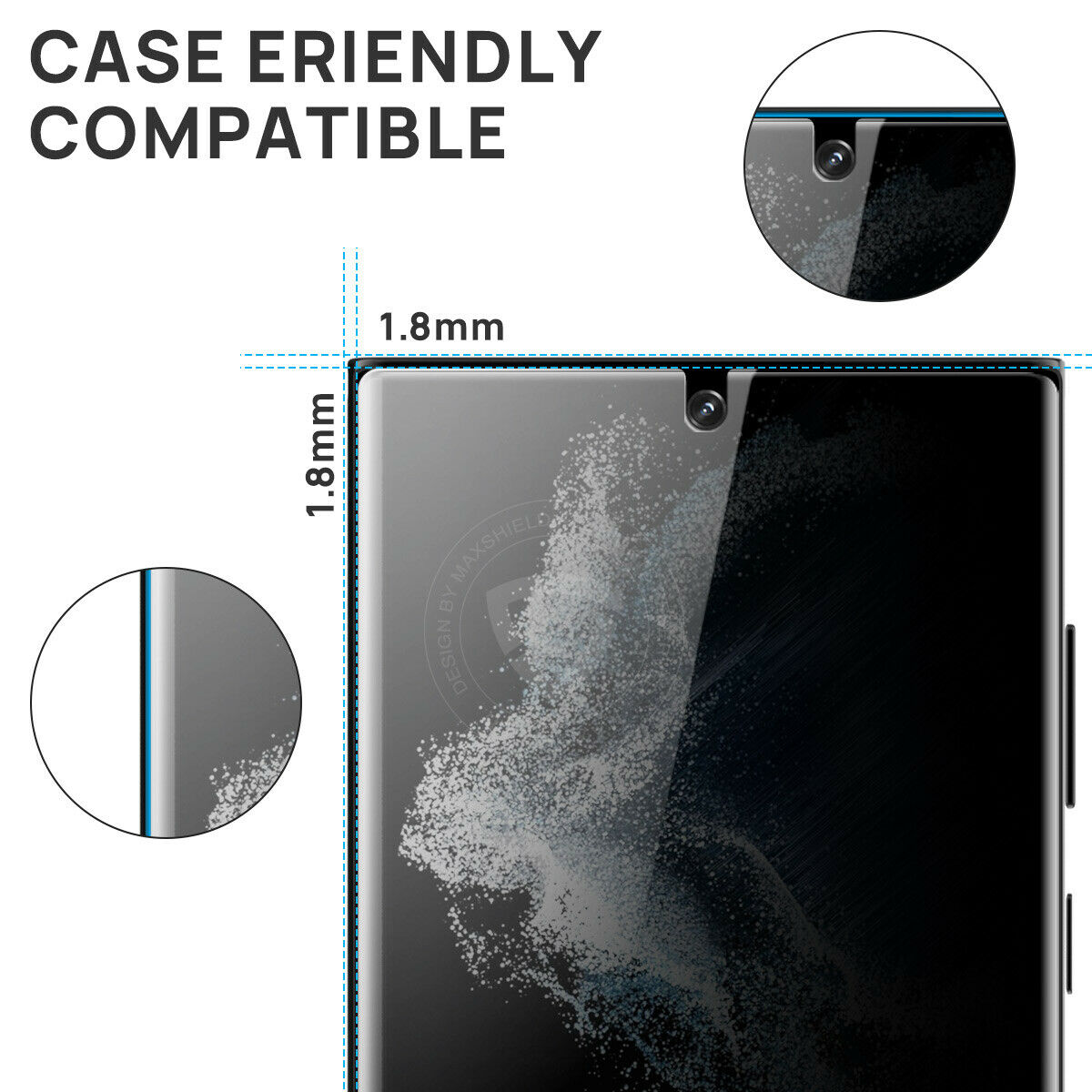 For Samsung Galaxy S22 Plus Ultra 5G Anti Spy Privacy Full Screen Protector Film