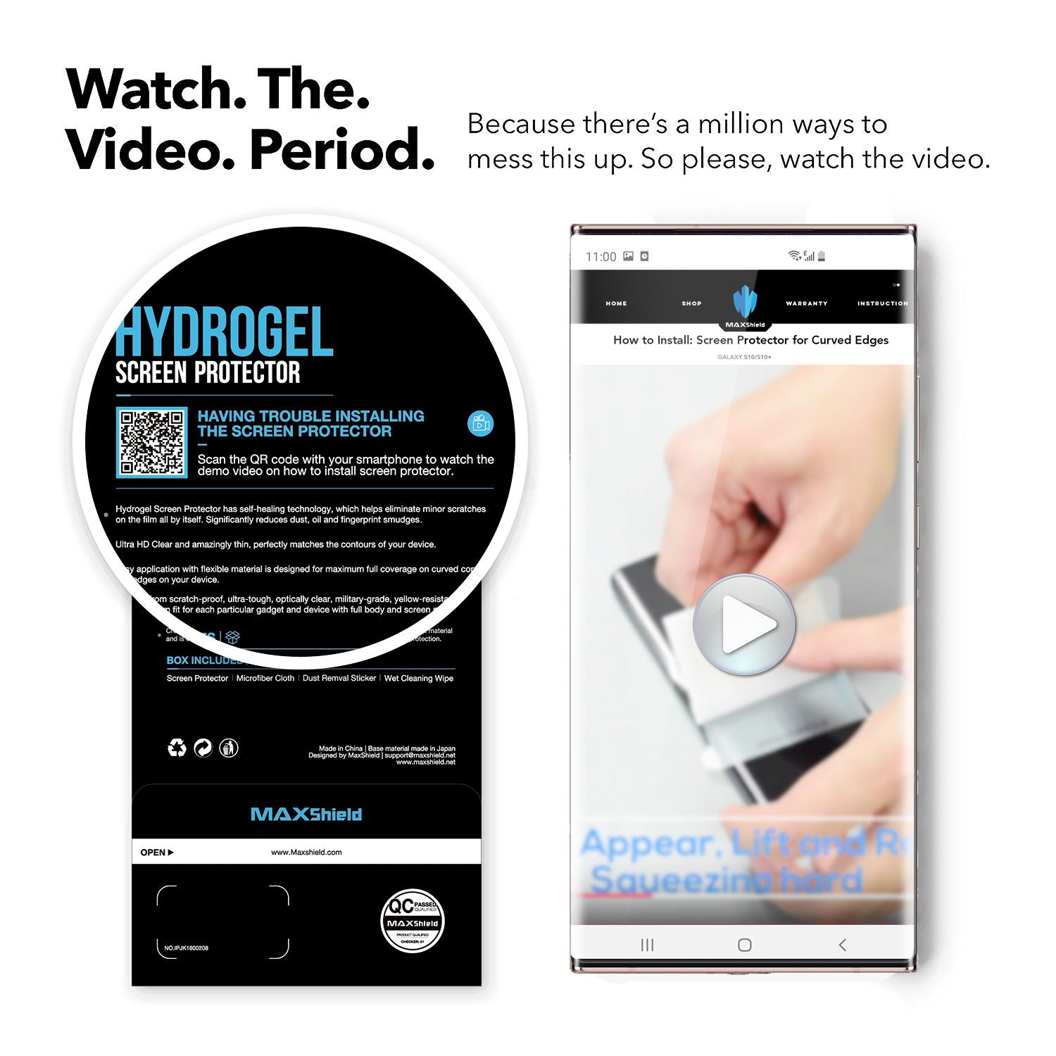 2X GALAXY NOTE 20 Ultra 4G 5G MAXSHIELD Hydrogel Film Screen Protector