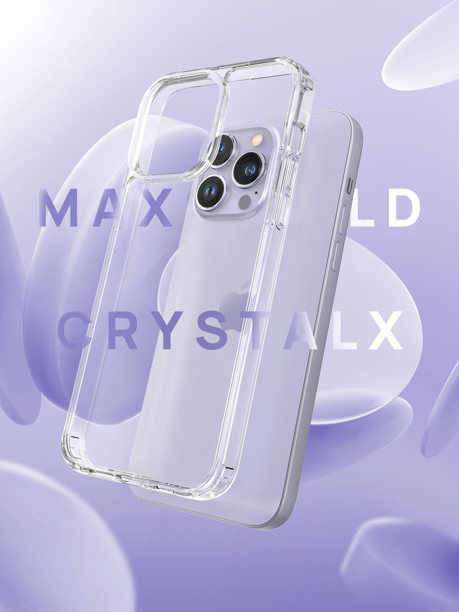MAXSHIELD For iPhone 14 13  Series Case Shockproof Clear Slim Cover