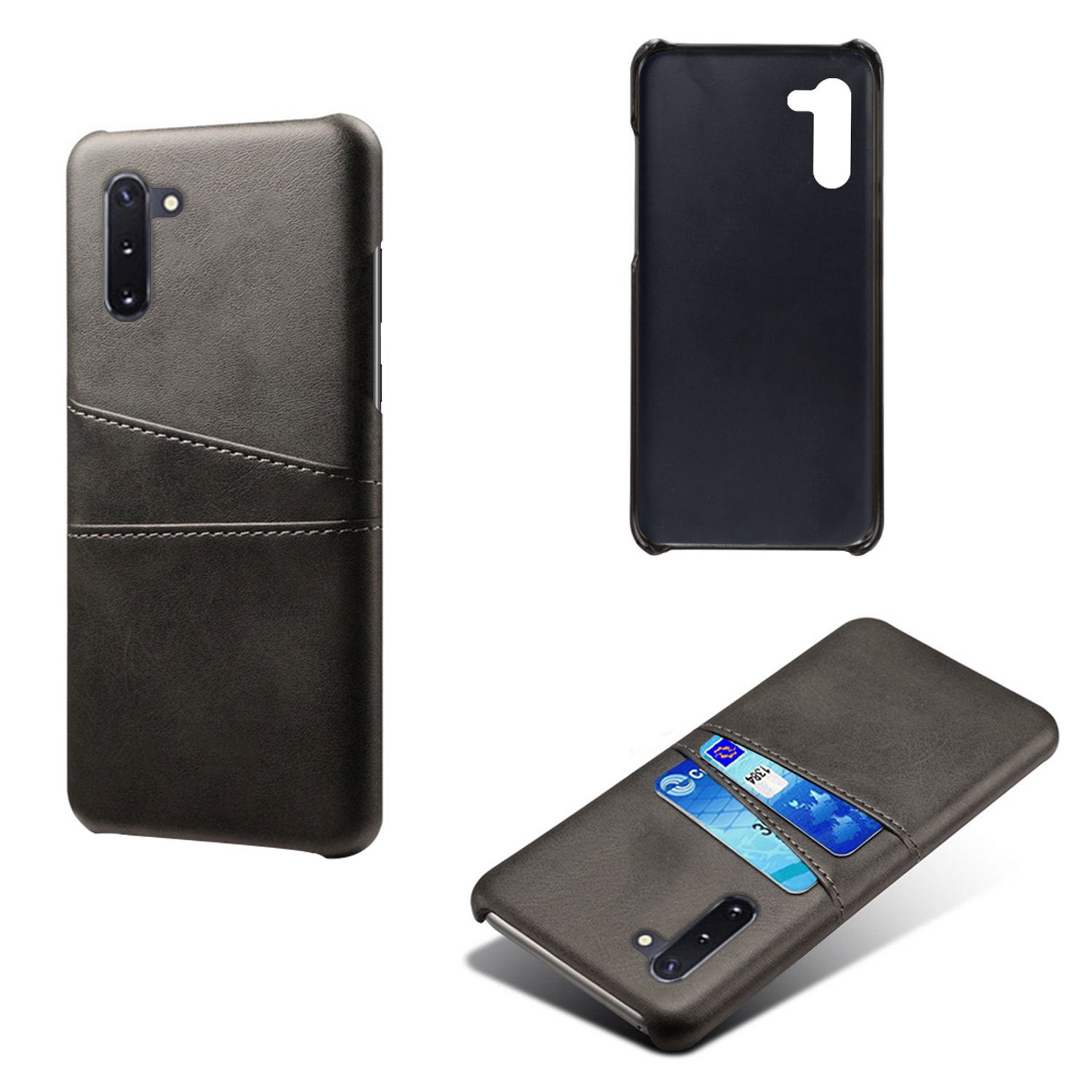 For Samsung Galaxy Note 10 Plus Leather Cards Wallet Case Cover