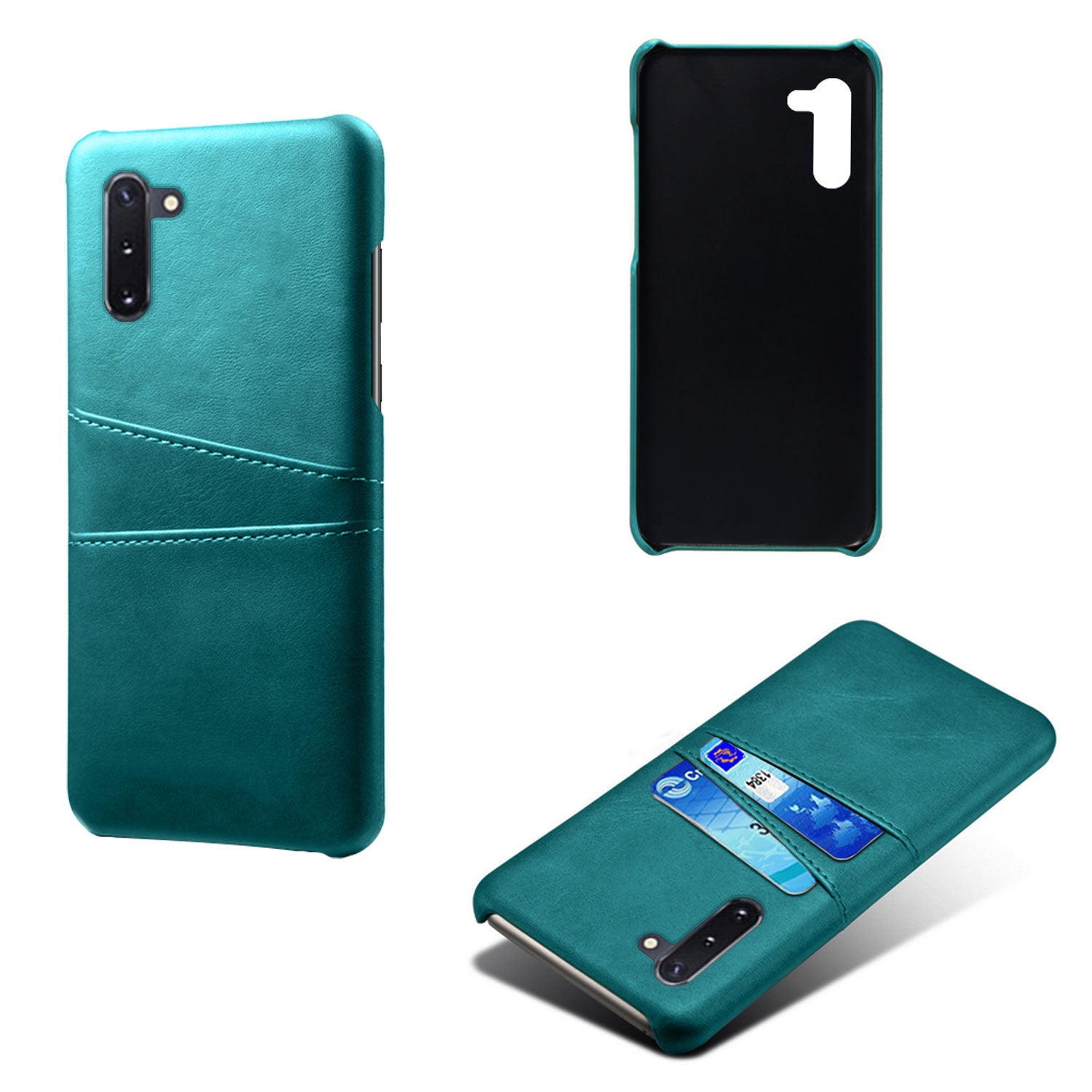 For Samsung Galaxy Note 10 Plus Leather Cards Wallet Case Cover