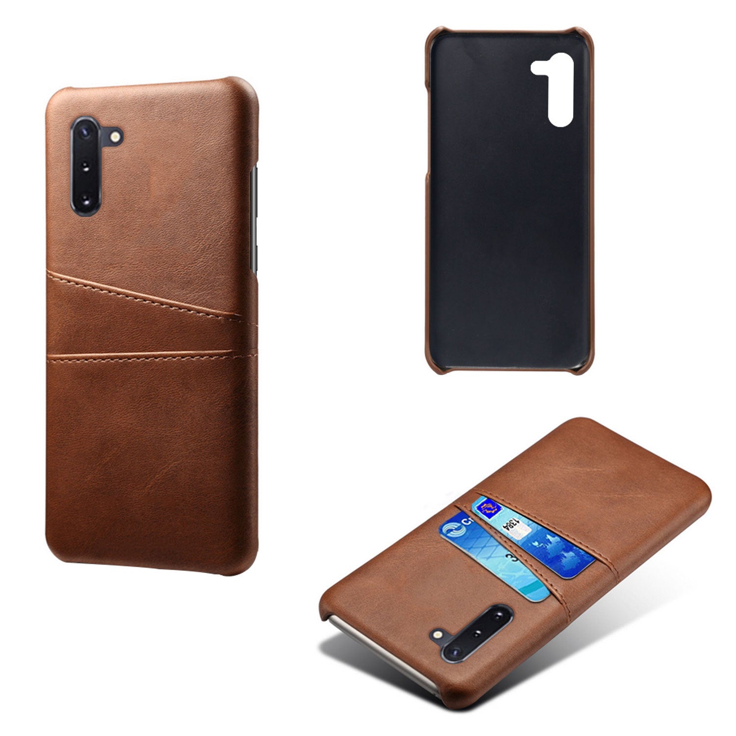 For Samsung Galaxy Note 10 Plus 5G Leather Cards Wallet Case Cover