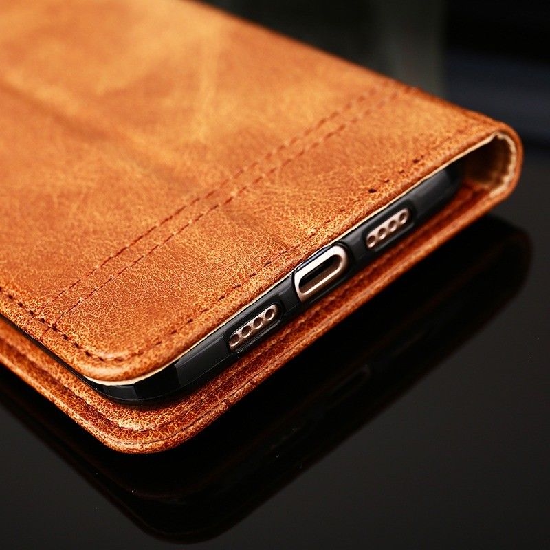 Luxury Leather Wallet case cover for LG G7 ThinQ