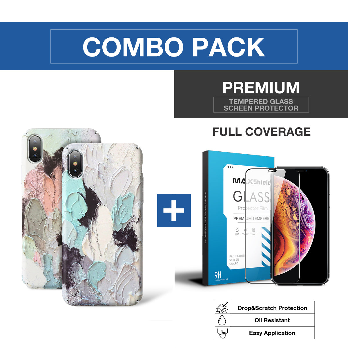 iPhone X Case Pattern Shockproof Thin Soft Silicone Tough Cover