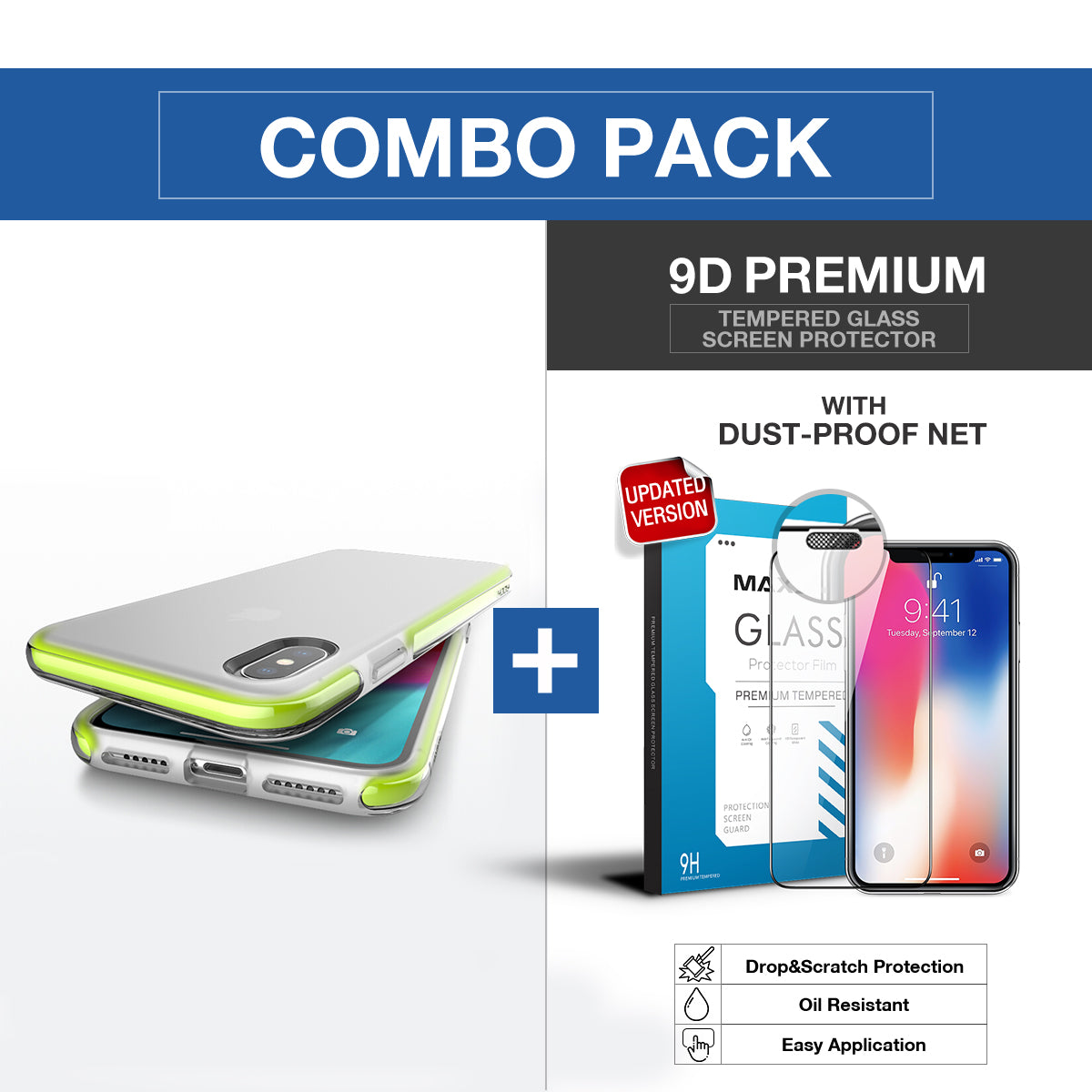 iPhone XR Clear Matte Soft TPU Case Cover