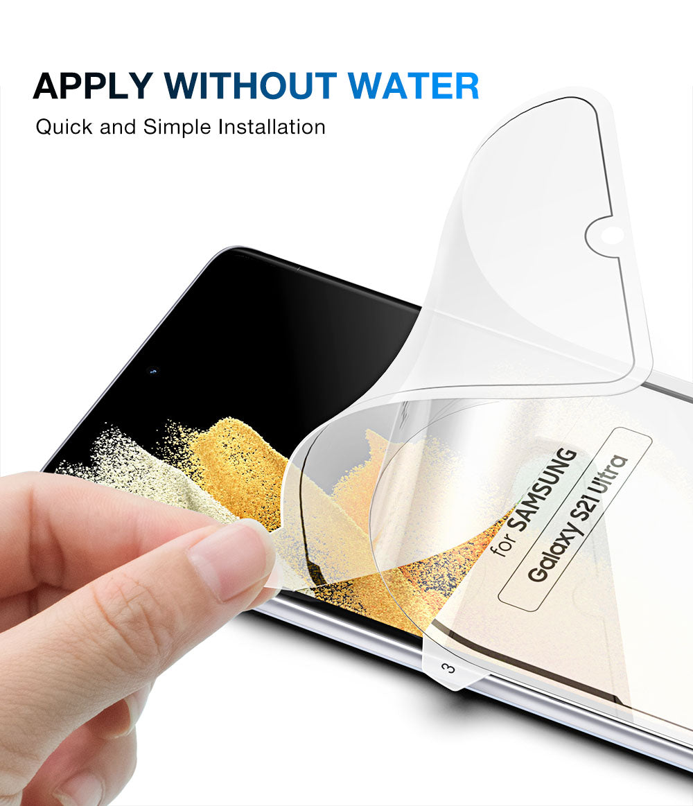For Galaxy S21 Plus HYDROGEL Crystal Case Friendly Film Screen Protector