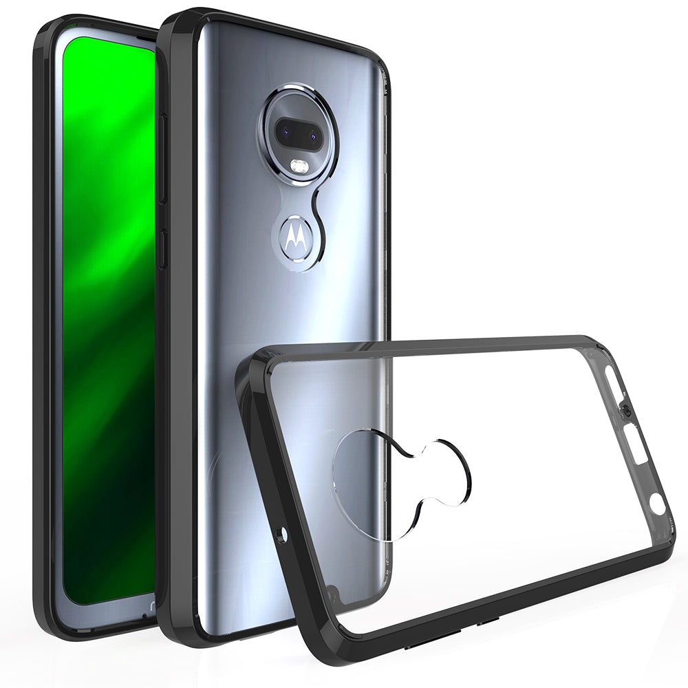 Moto G7 Case, Maxshield Rugged Armor Ultra Clear Cover for Motorola