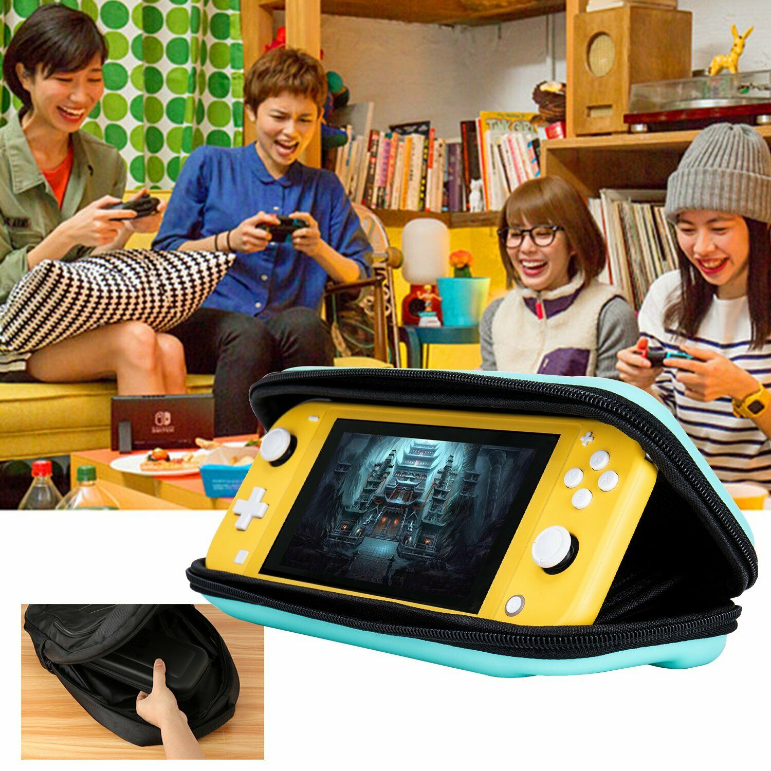 For Nintendo Switch Lite Case Hard Cover Protective Carry Travel Console Bag EVA