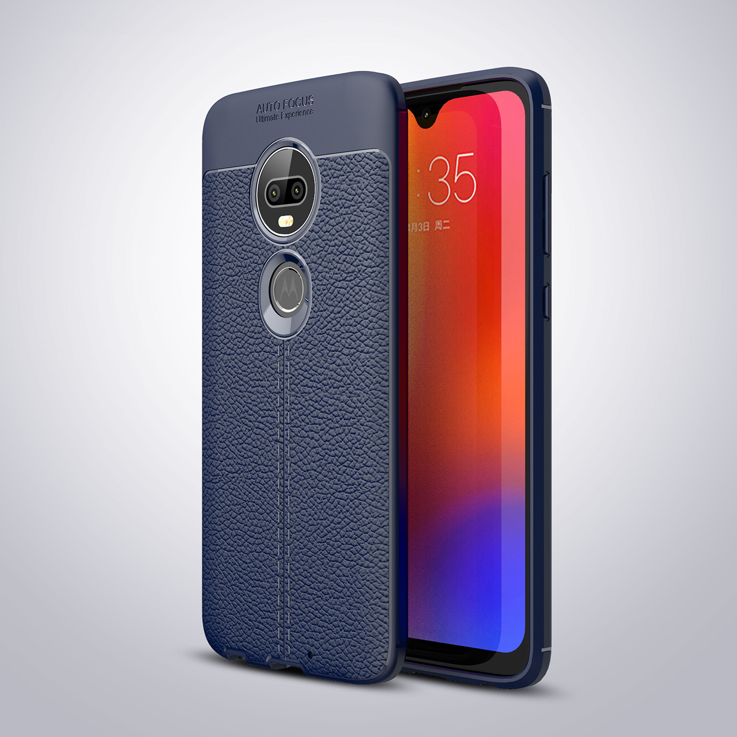 Motorola Moto G6 Play  Carbon Fiber Case Cover