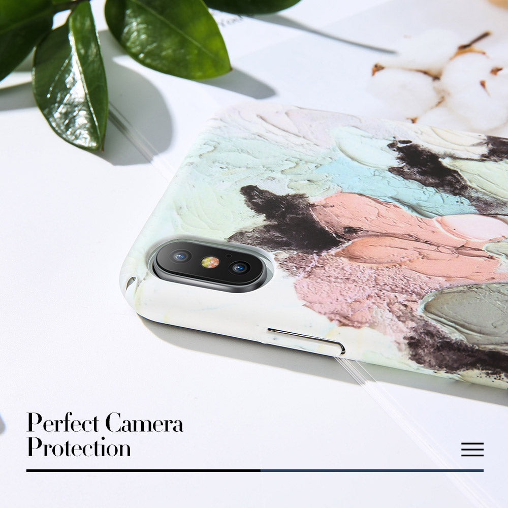 iPhone XS Case Pattern Shockproof Thin Soft Silicone Tough Cover
