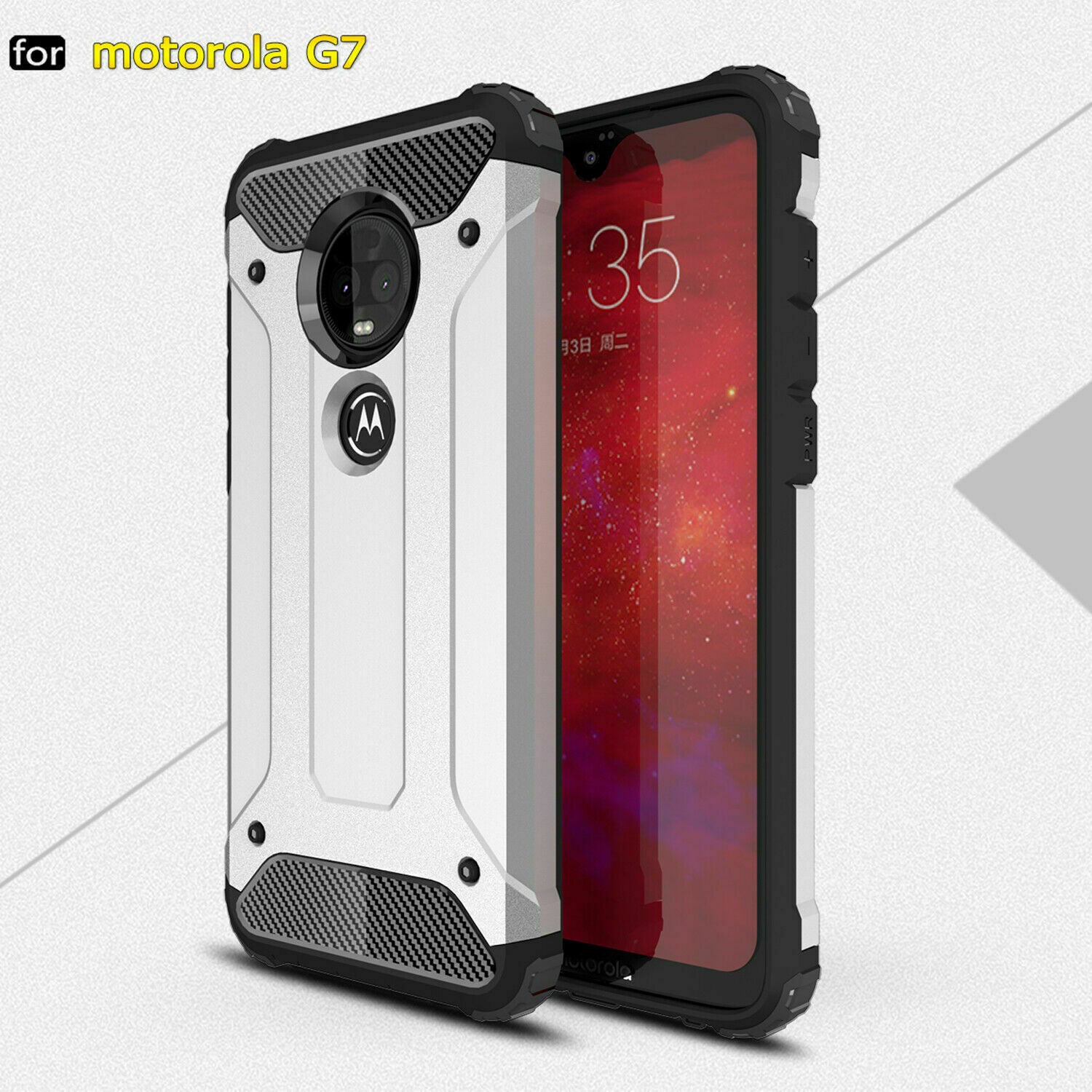 Motorola Moto G5s Case, Rugged Heavy Duty Case Cover
