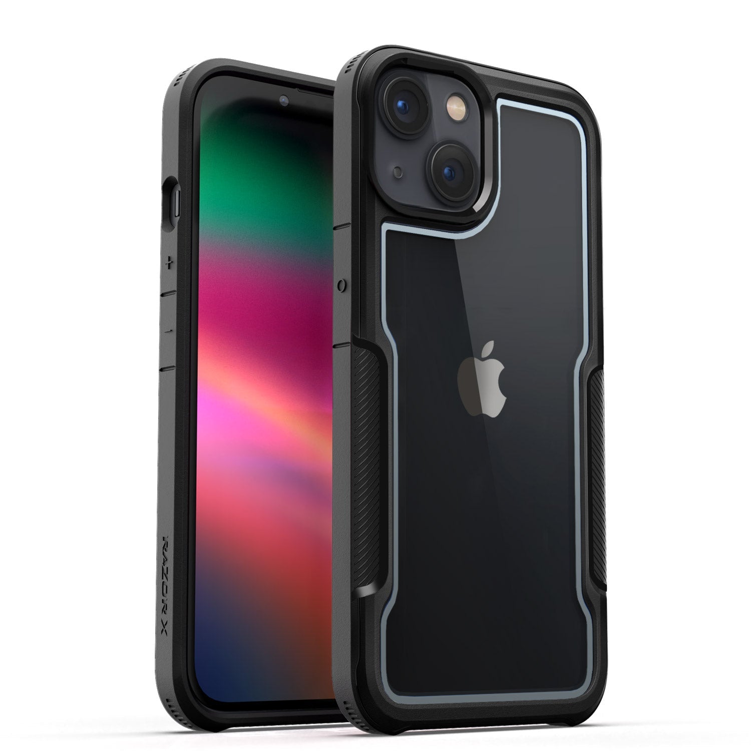 MAXSHIELD For iPhone 14 6.1inch Case，Heavy Duty Shockproof Clear Slim Clear Hard Case Cover