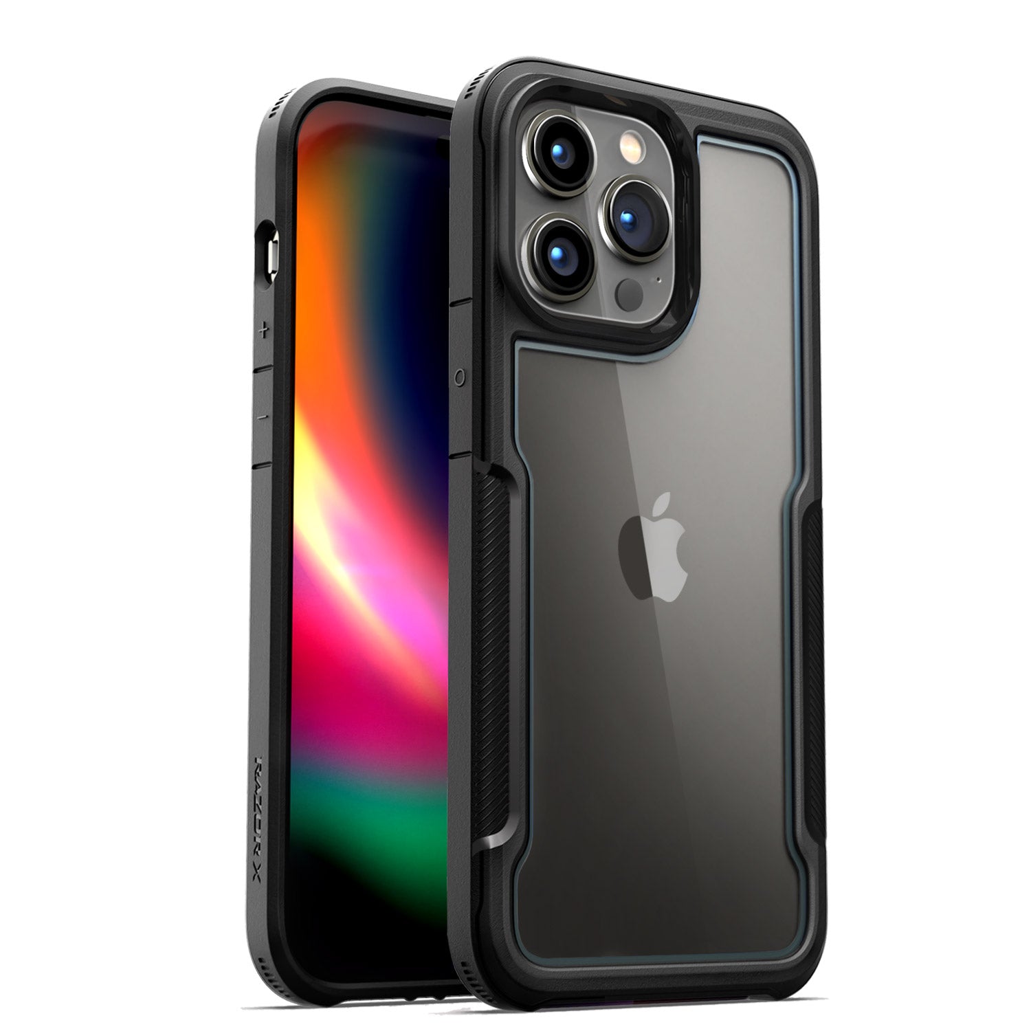 MAXSHIELD For iPhone 14 Plus Case，Heavy Duty Shockproof Clear Slim Clear Hard Case Cover