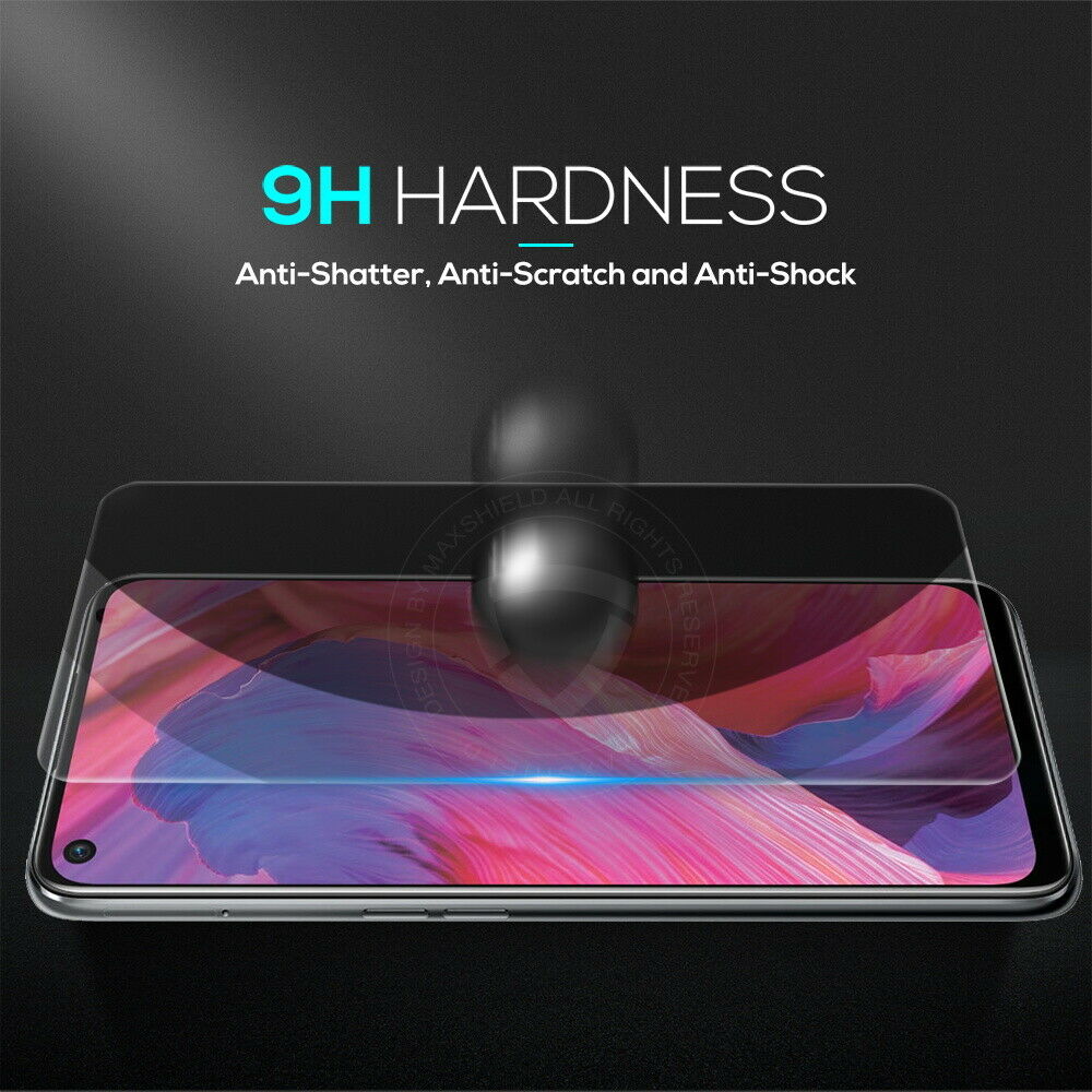 2X For OPPO A74 Reno 8 Lite 5G Tempered Glass Screen Protector Guard Full Cover 2021