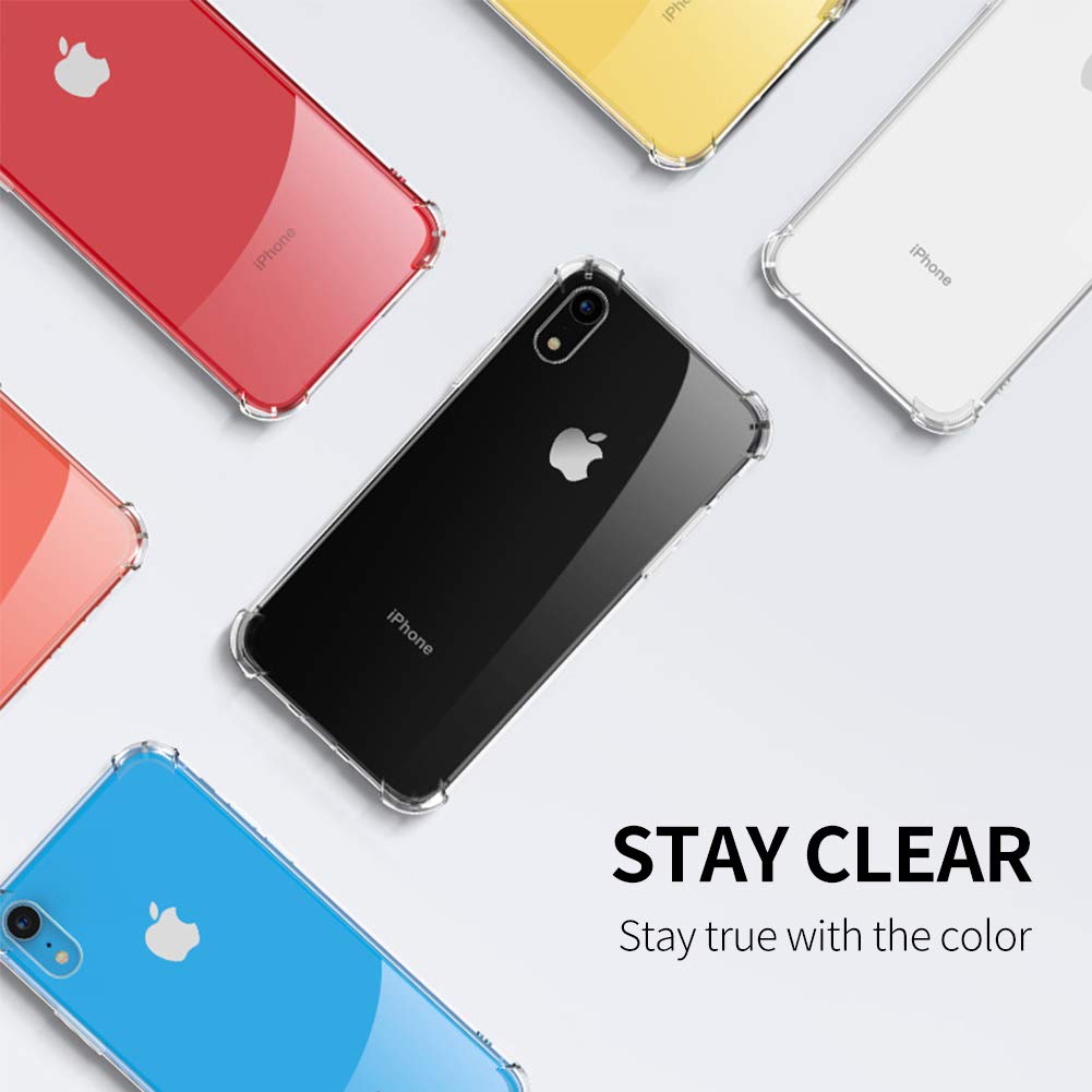 Clear Case For iPhone XR Shockproof Silicone Protective