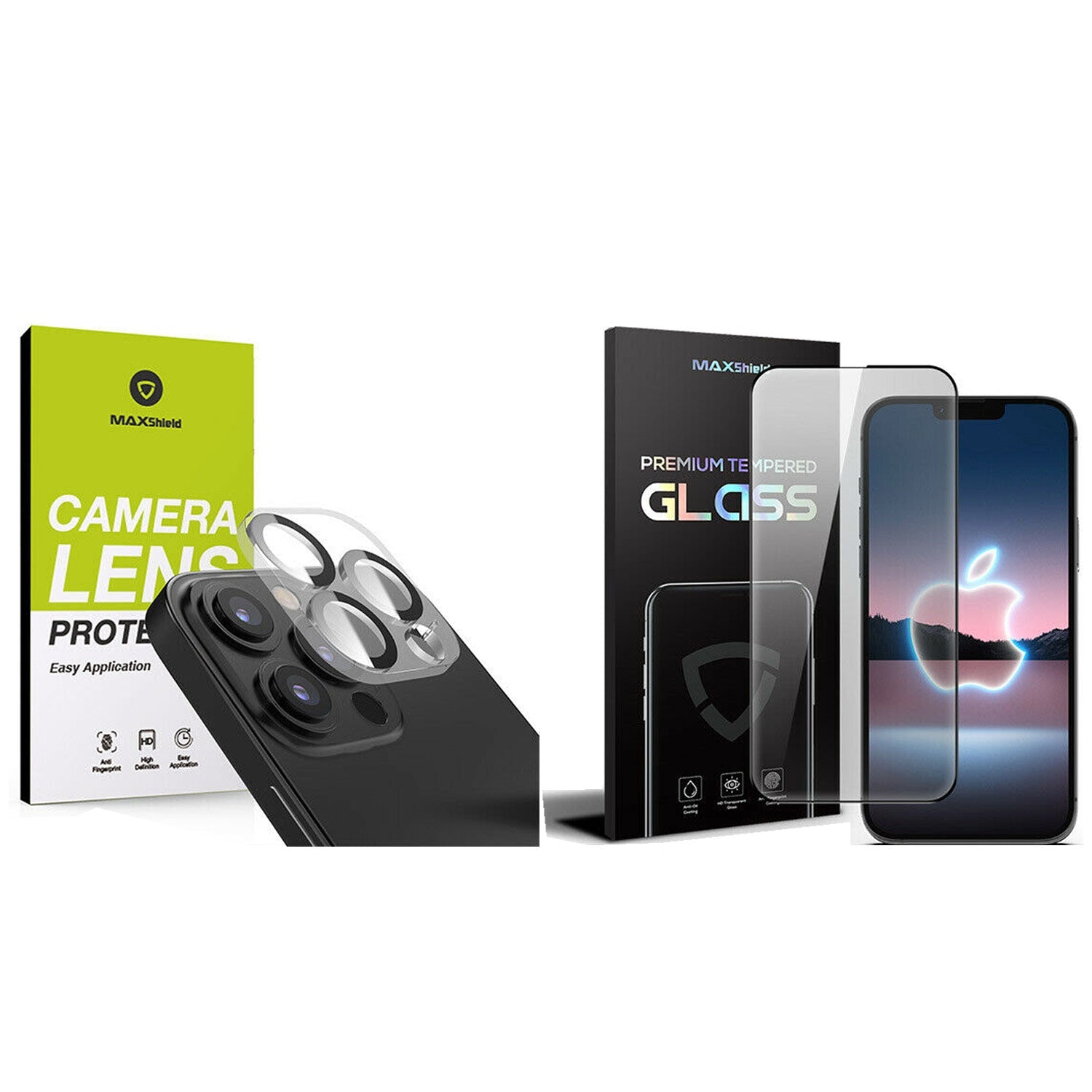 [2Packs] For iPhone 14 Series Camera Lens Cover Tempered Glass Screen Protector