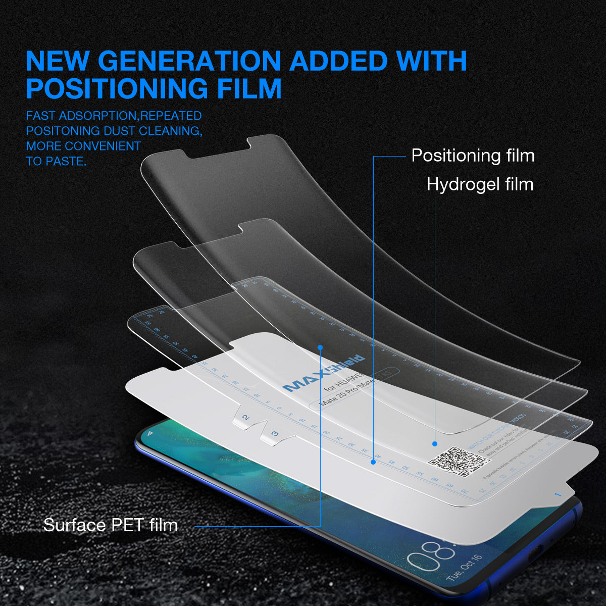 Huawei P30 Pro HYDROGEL AQUA FLEXIBLE Crystal Film Screen Protector