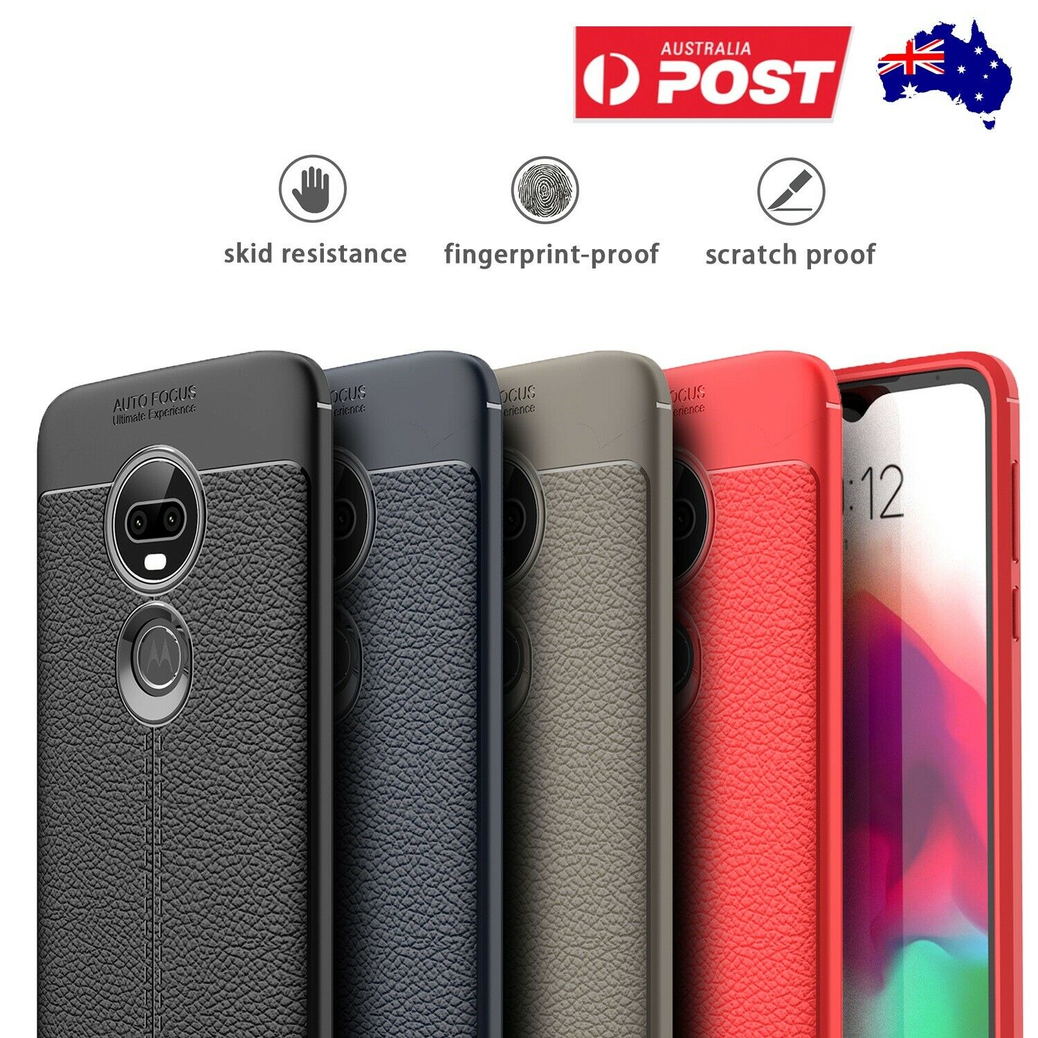 Motorola Moto G6 Play  Carbon Fiber Case Cover