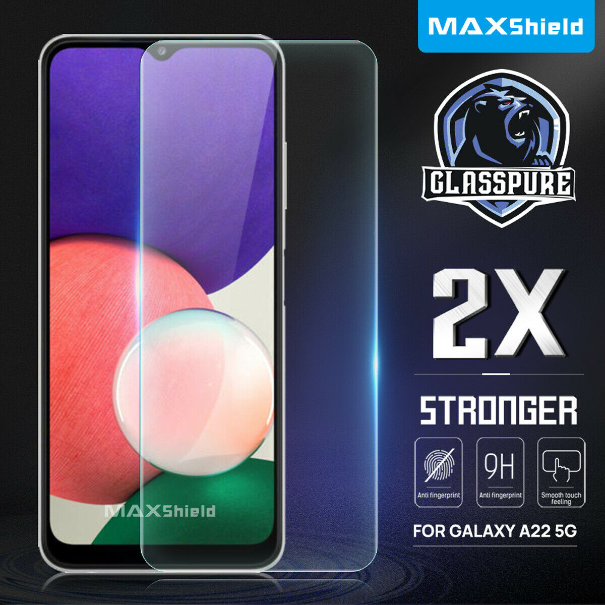 For Samsung Galaxy A22 A12 A32 A52 5G Full Cover Tempered Glass Screen Protector