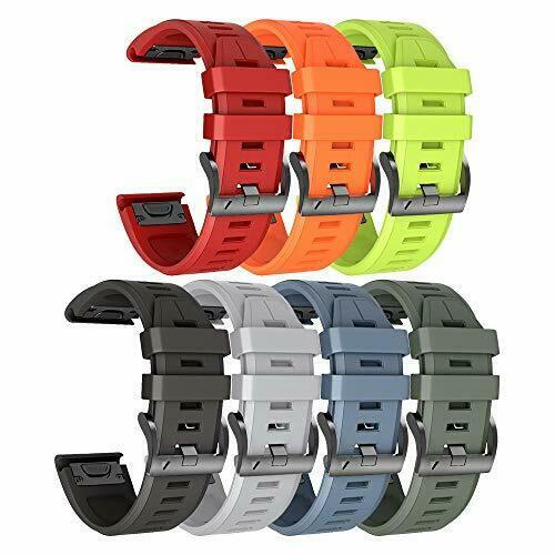 For Garmin Fenix 6 6S 6X PRO 5 5S 5X Plus Silicone Band Replacement Sports Strap