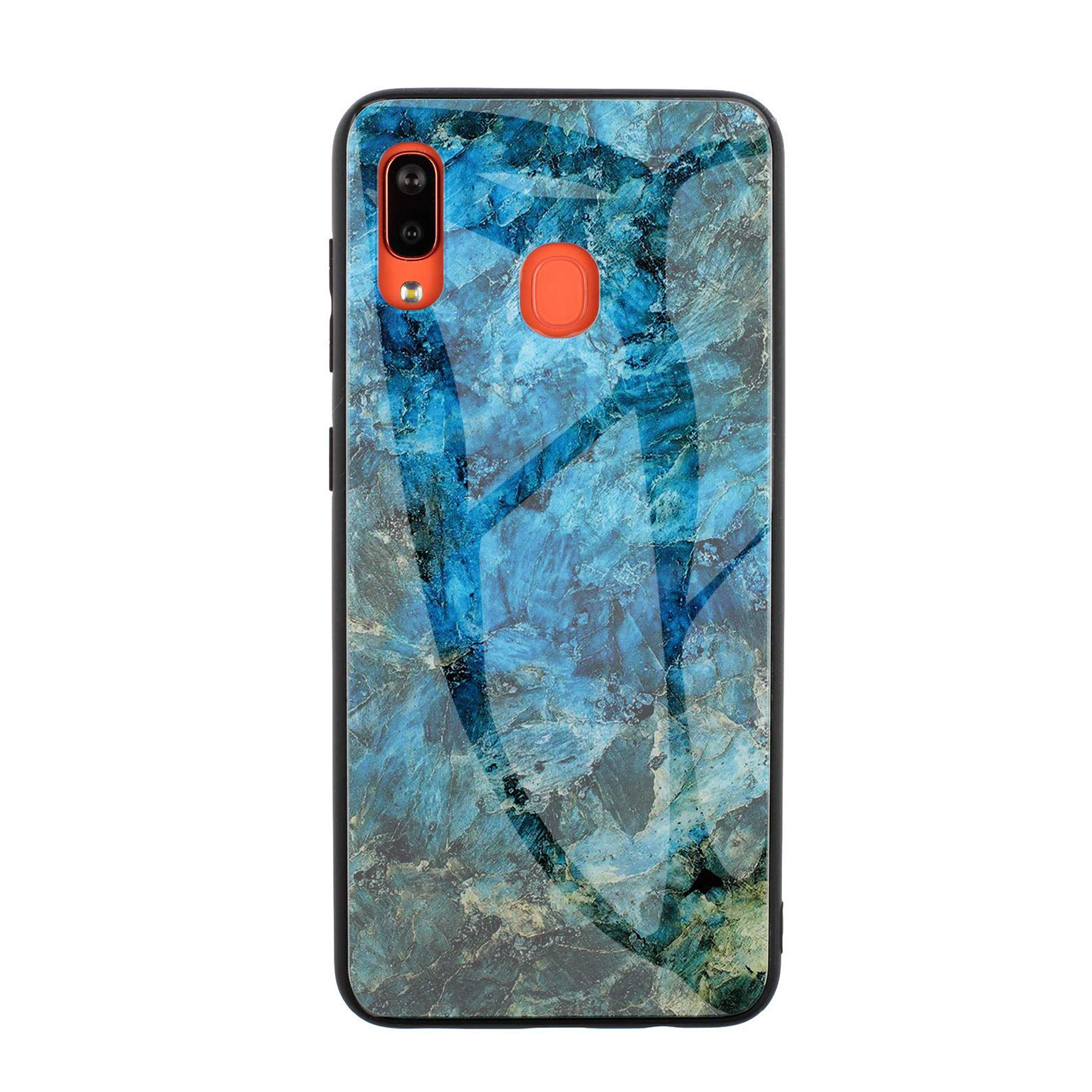 Samsung Galaxy A30 Case Clear Glass Duty Shockproof Slim Cover