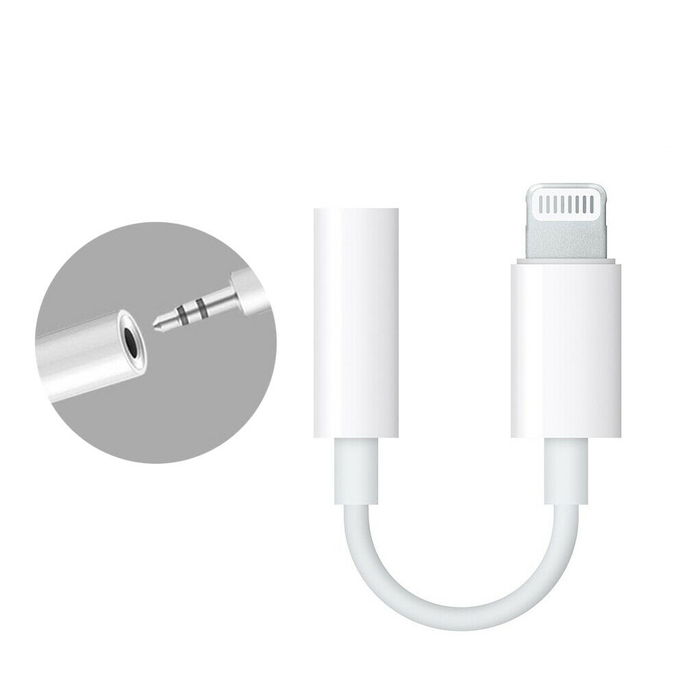 Lightning to 3.5mm AUX Headphone Audio Jack Adapter Cable iPhone7/8/X/XS/Max/ XR
