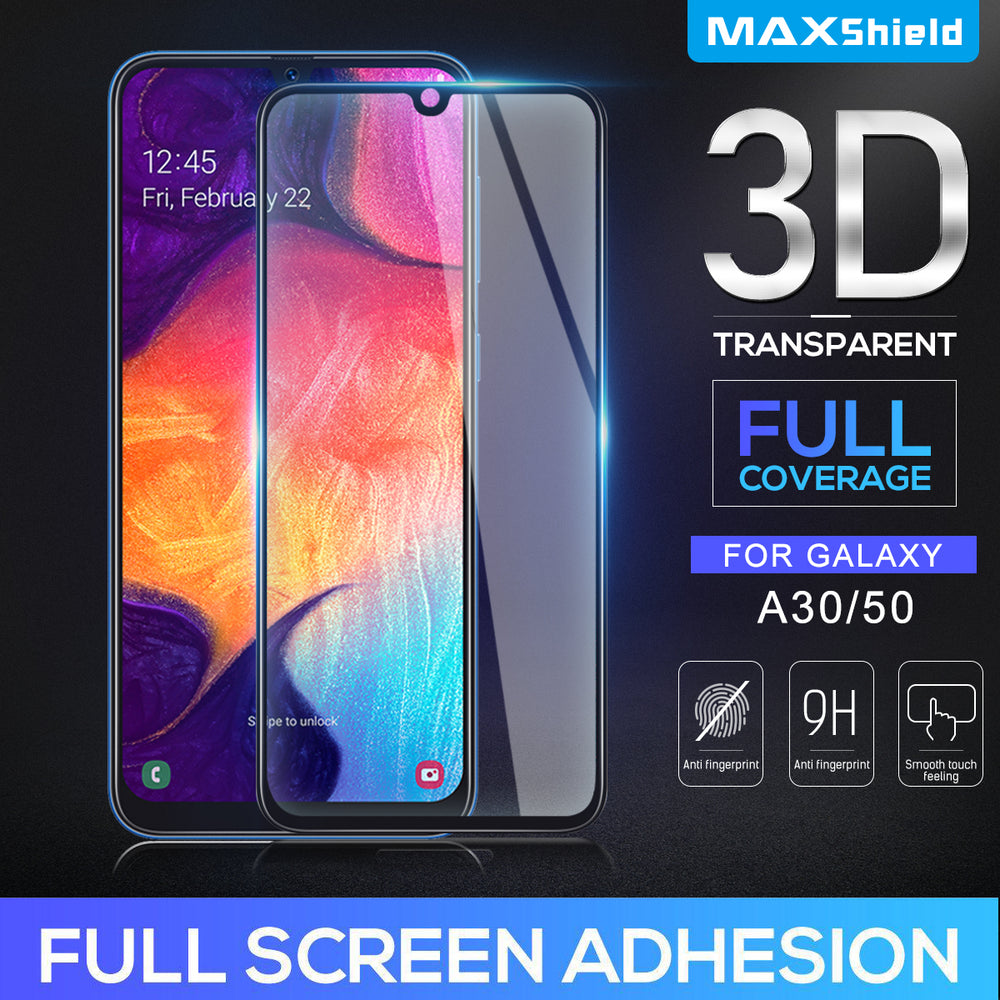Samsung Galaxy A30 Full Coverage Tempered Glass Film HD Screen Protector