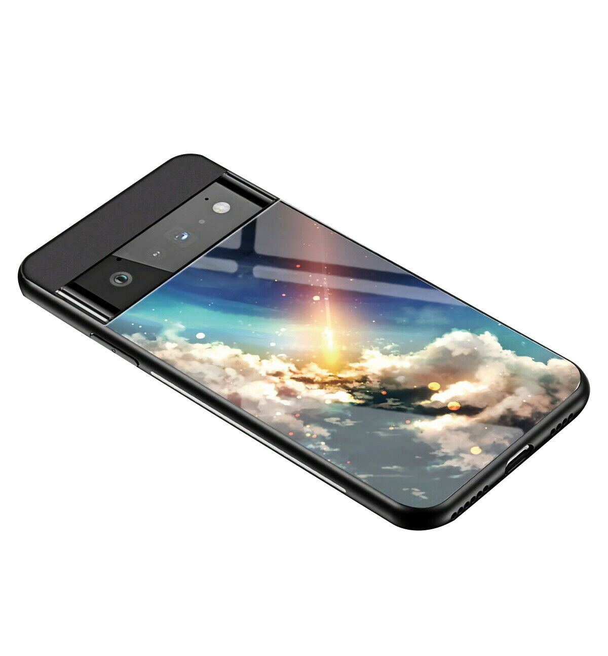 For Google Pixel 6 pro Case Shockproof Marble Temepered Glass Luxury Case Cover