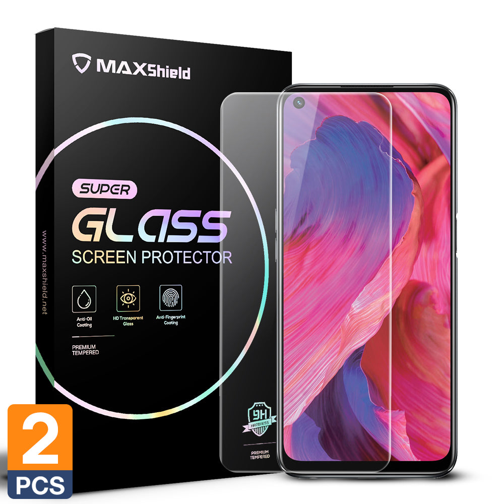 2X For OPPO A74 Reno 8 Lite 5G Tempered Glass Screen Protector Guard Full Cover 2021